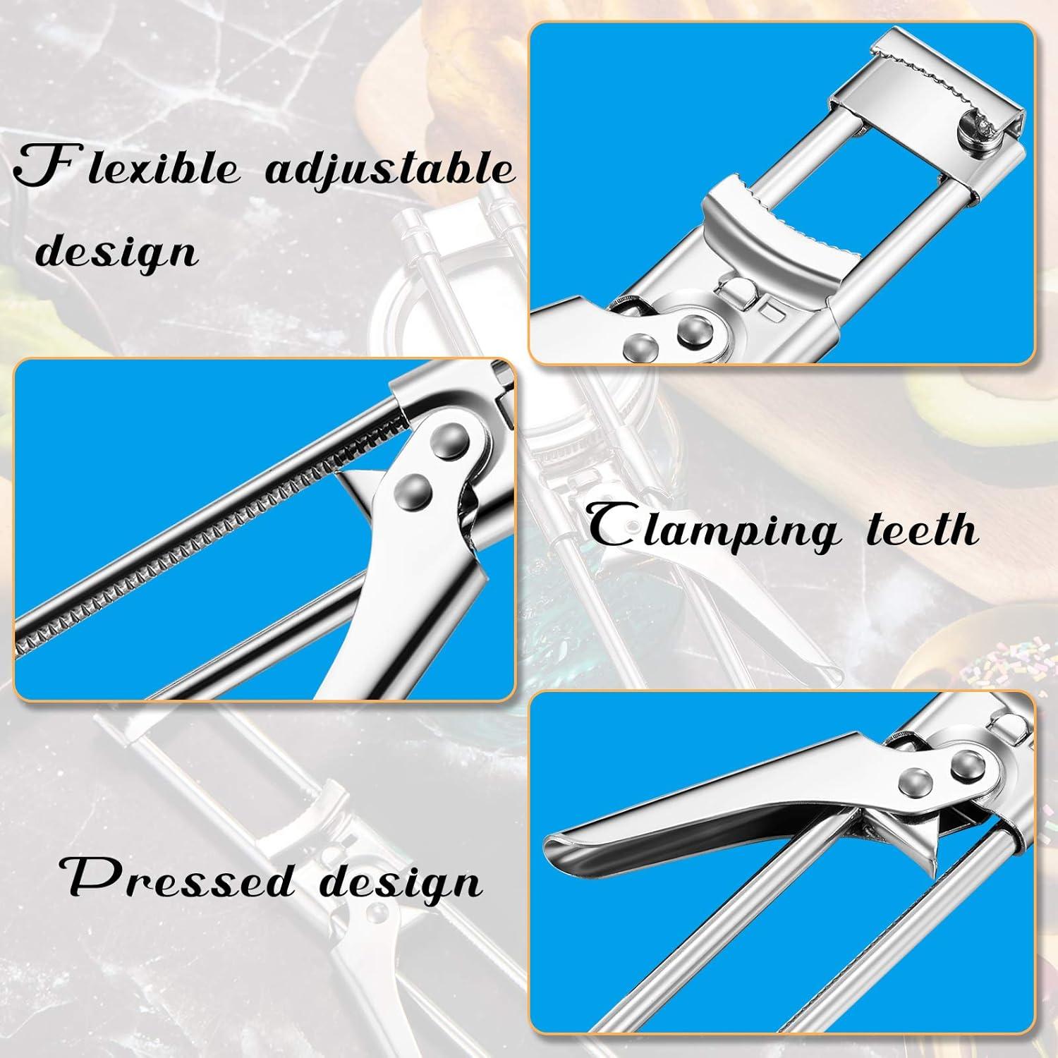 Abrebotellas Ajustable Patelai 2 Piezas Acero Inoxidable