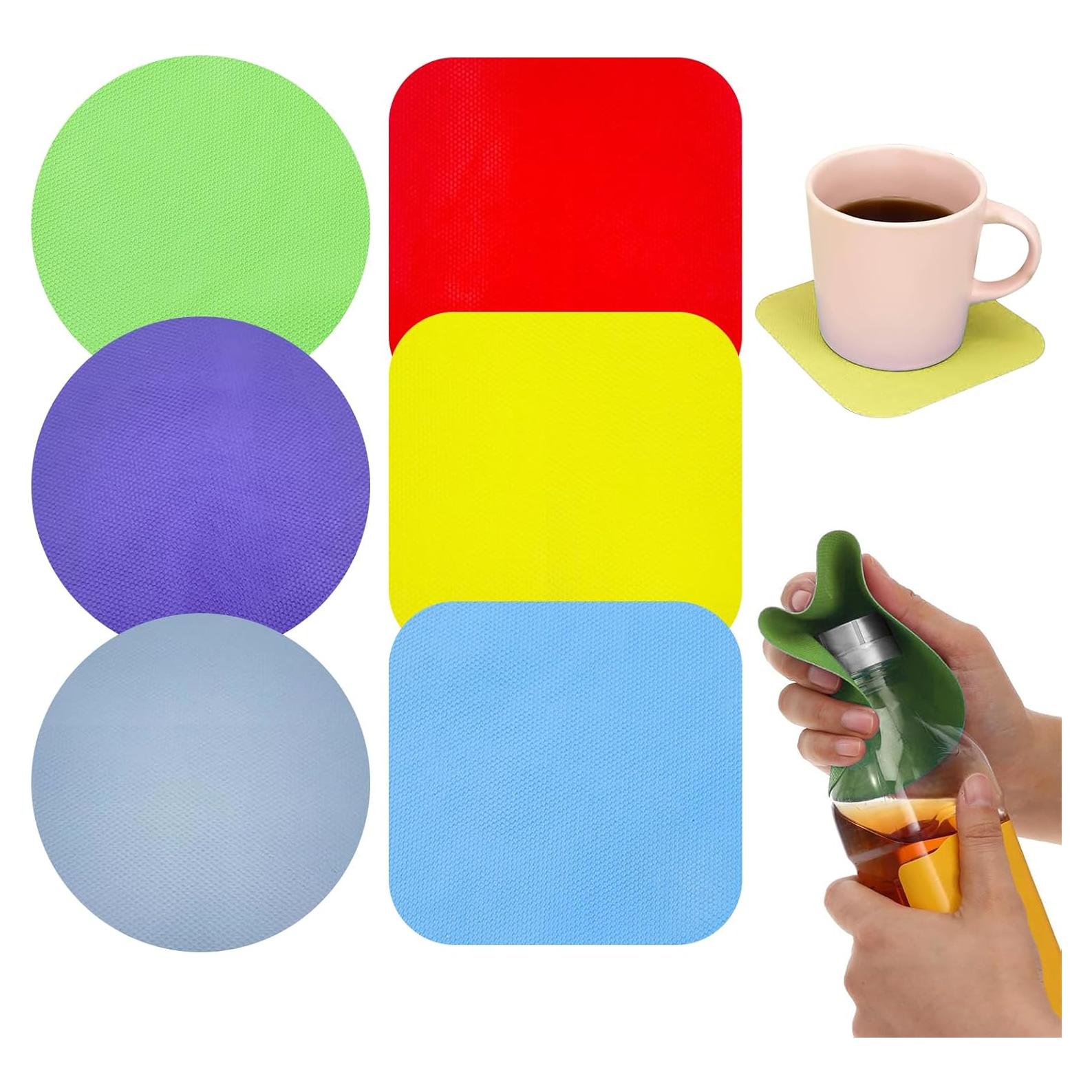 Almohadillas Antideslizantes de Goma smrtcol 6 Piezas para Abrir Tarros