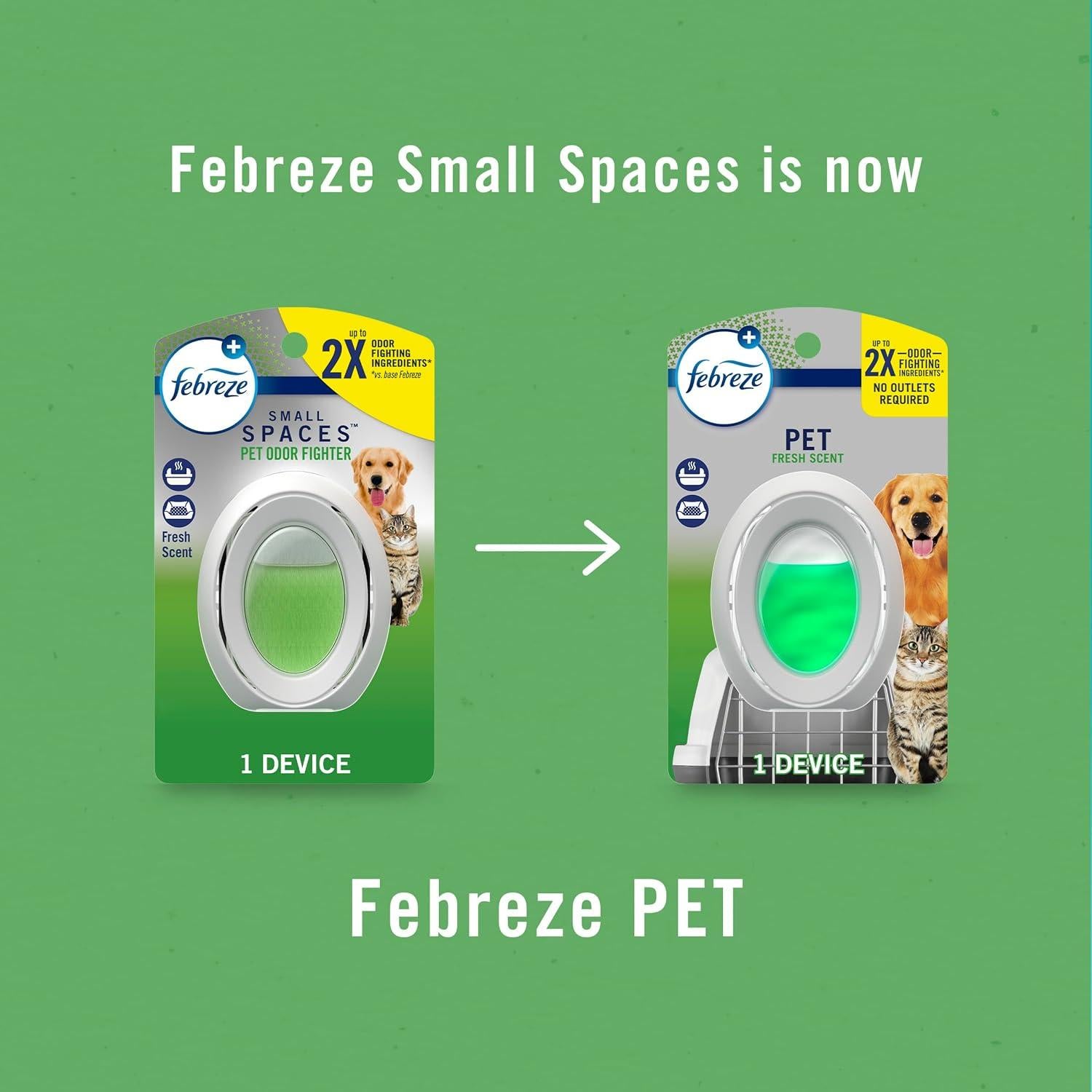 Ambientador Febreze Small Spaces 4 Unidades Aroma Fresco
