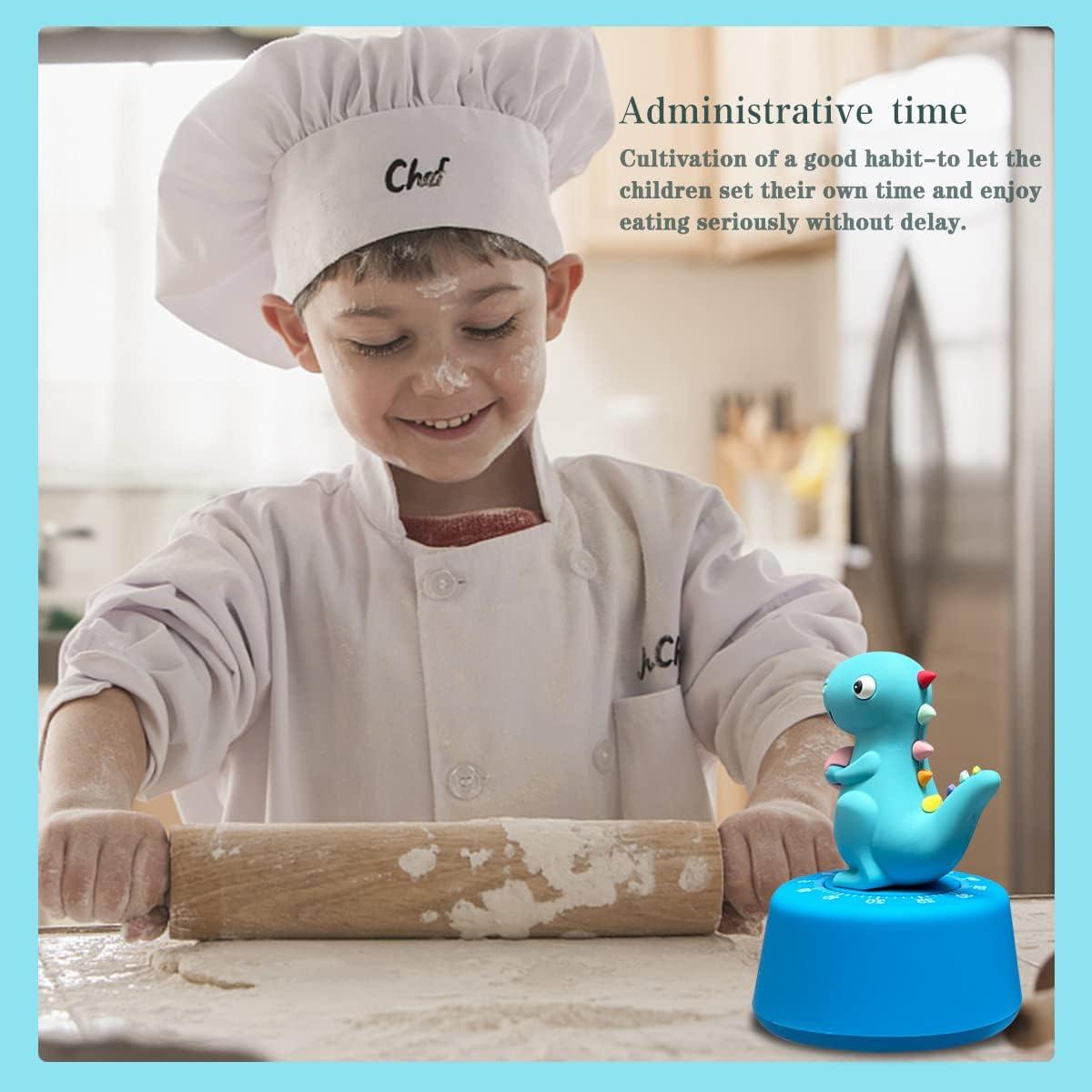 Paquete de 2 Temporizadores de Cocina ELE DEPI Dinosaurio Mecánico