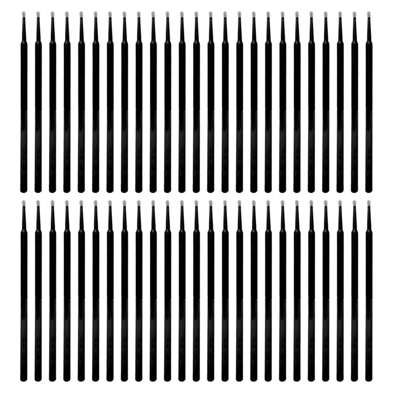 Paquete de 100 Cepillos de Limpieza para Puertos de Carga - Negro