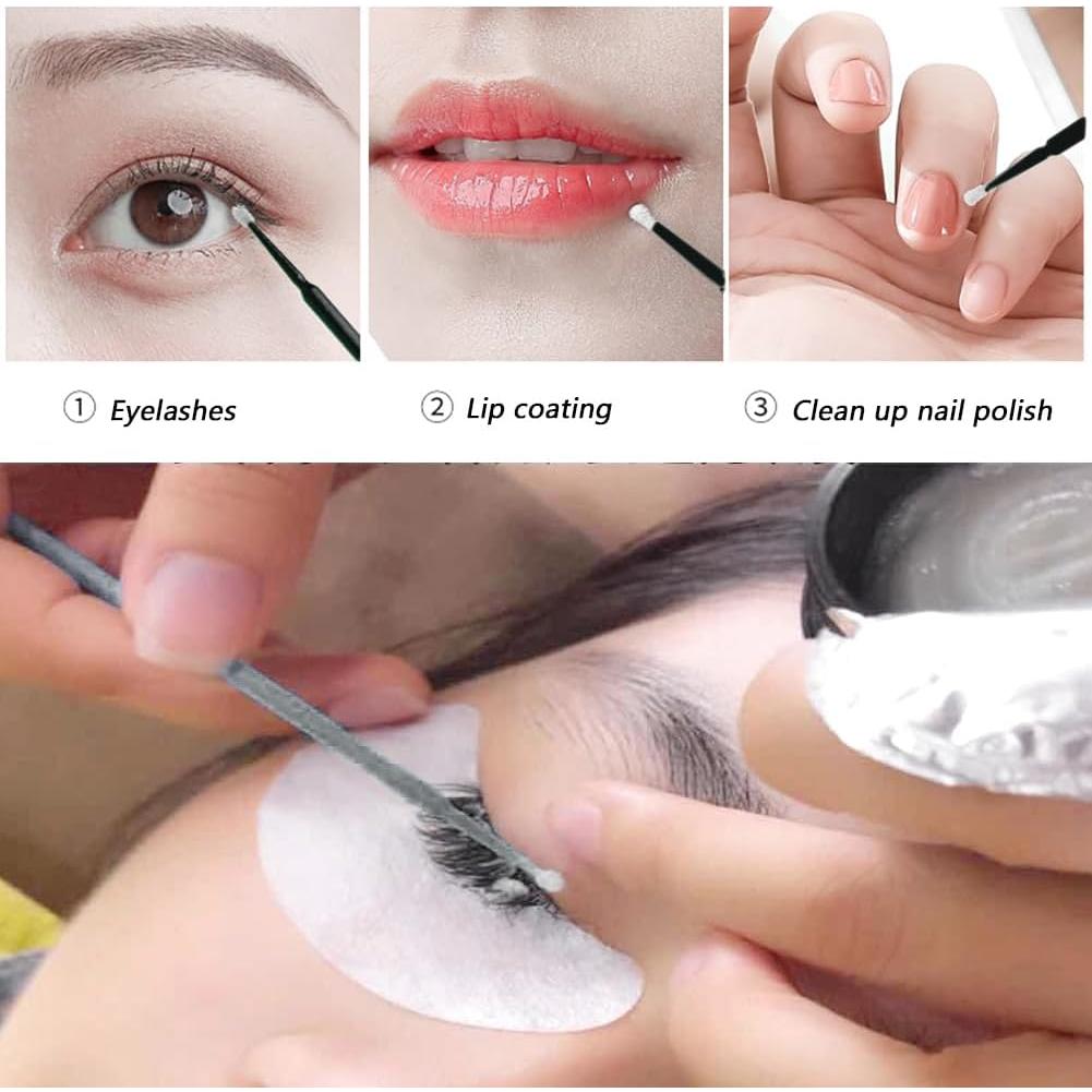 Paquete de 100 Cepillos de Limpieza para Puertos de Carga - Negro