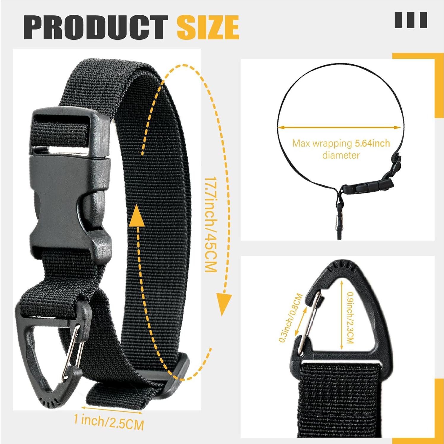 Soporte Organizador de Cables RRBXIA 17" Negro Paquete 16