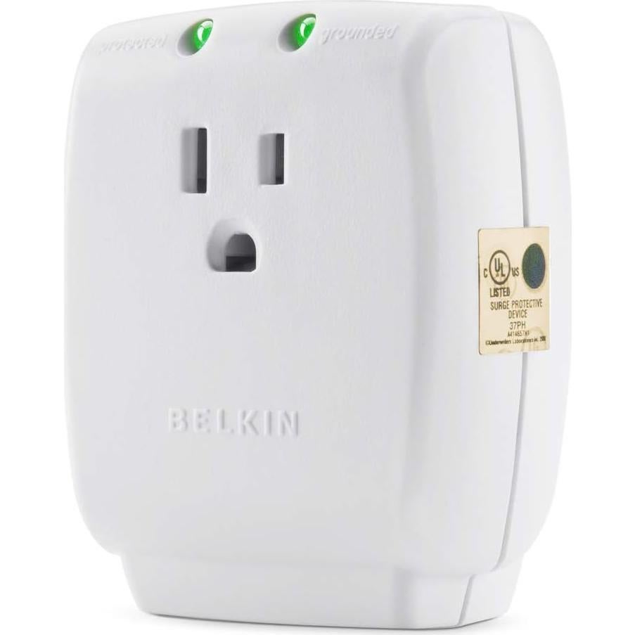 Protector Sobretensiones Belkin F9H100-CW 885 Joules 1 Toma