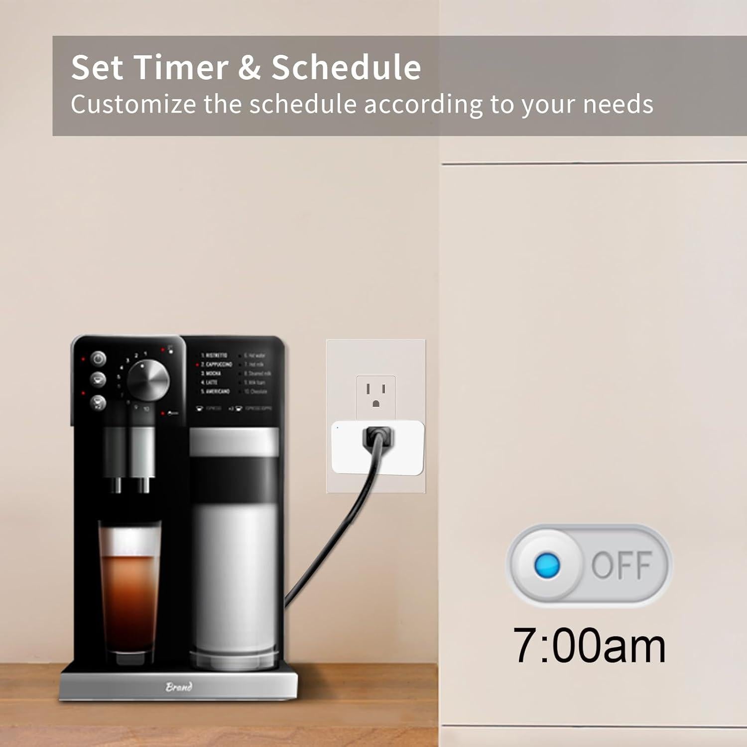 Enchufe Inteligente Z-Wave Minoston MP31Z, 396m Alcance