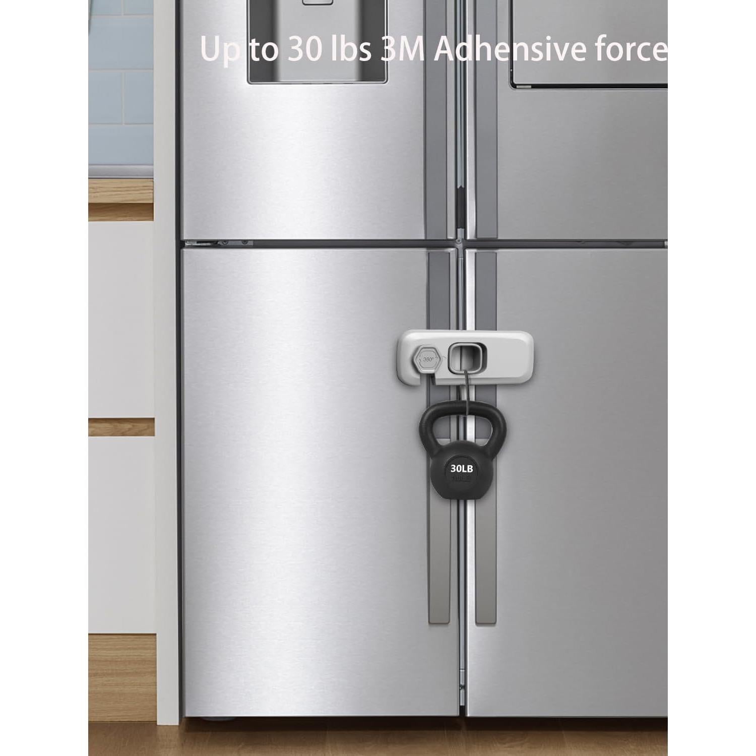 Cerraduras de Refrigerador a Prueba de Niños HFengQ - 2 Pack