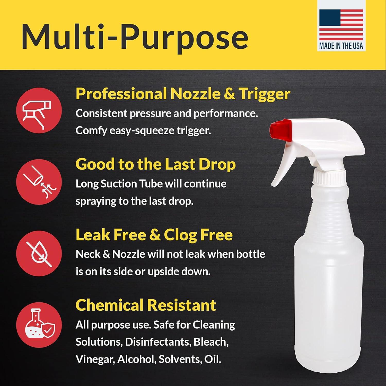 Botellas de Spray de Plástico Pinnacle Mercantile 16 oz - 2 Piezas