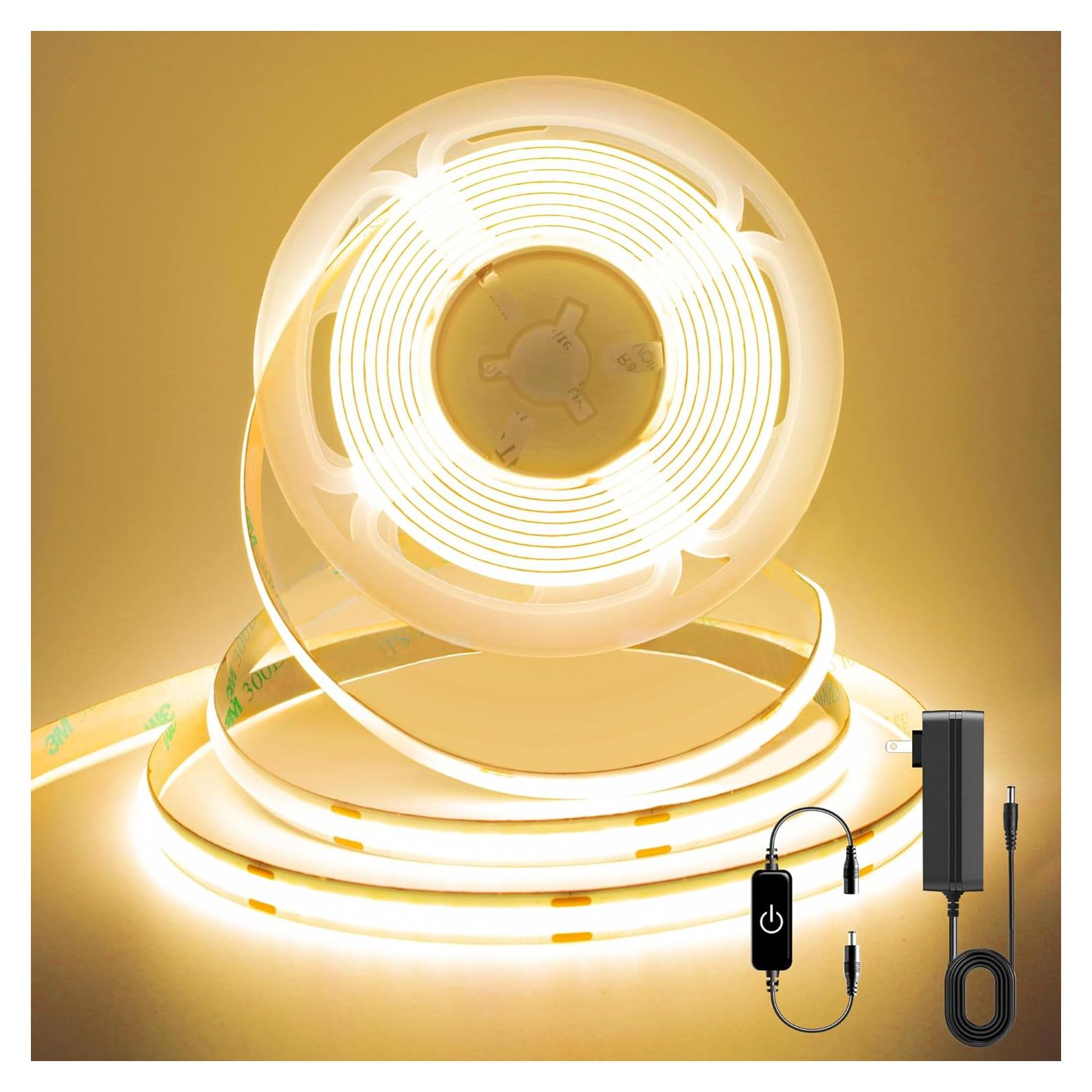 Tira LED COB 3M Pandery Regulable 2700K Blanco Cálido