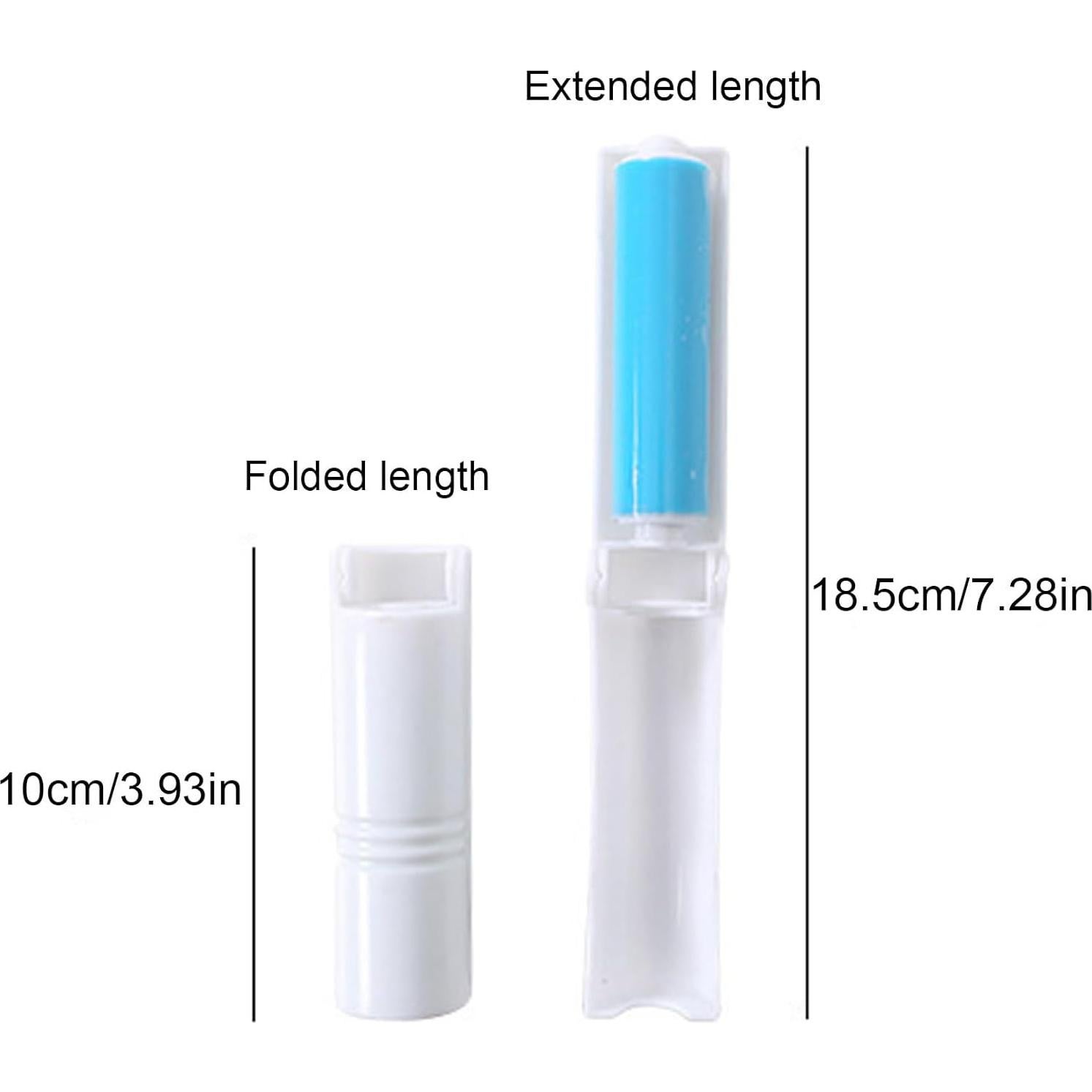 Paquete de 3 Rodillos de Pelusa Reutilizables LZEDIRA Azul