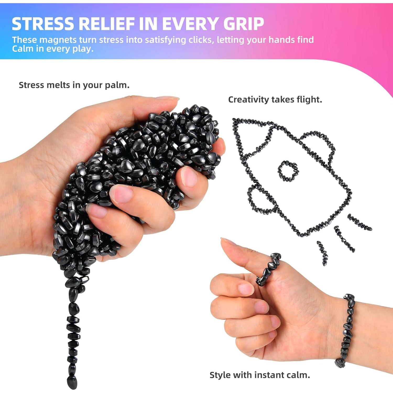 Bolas Magnéticas Antiestrés Aukit 550 Piezas para Adultos