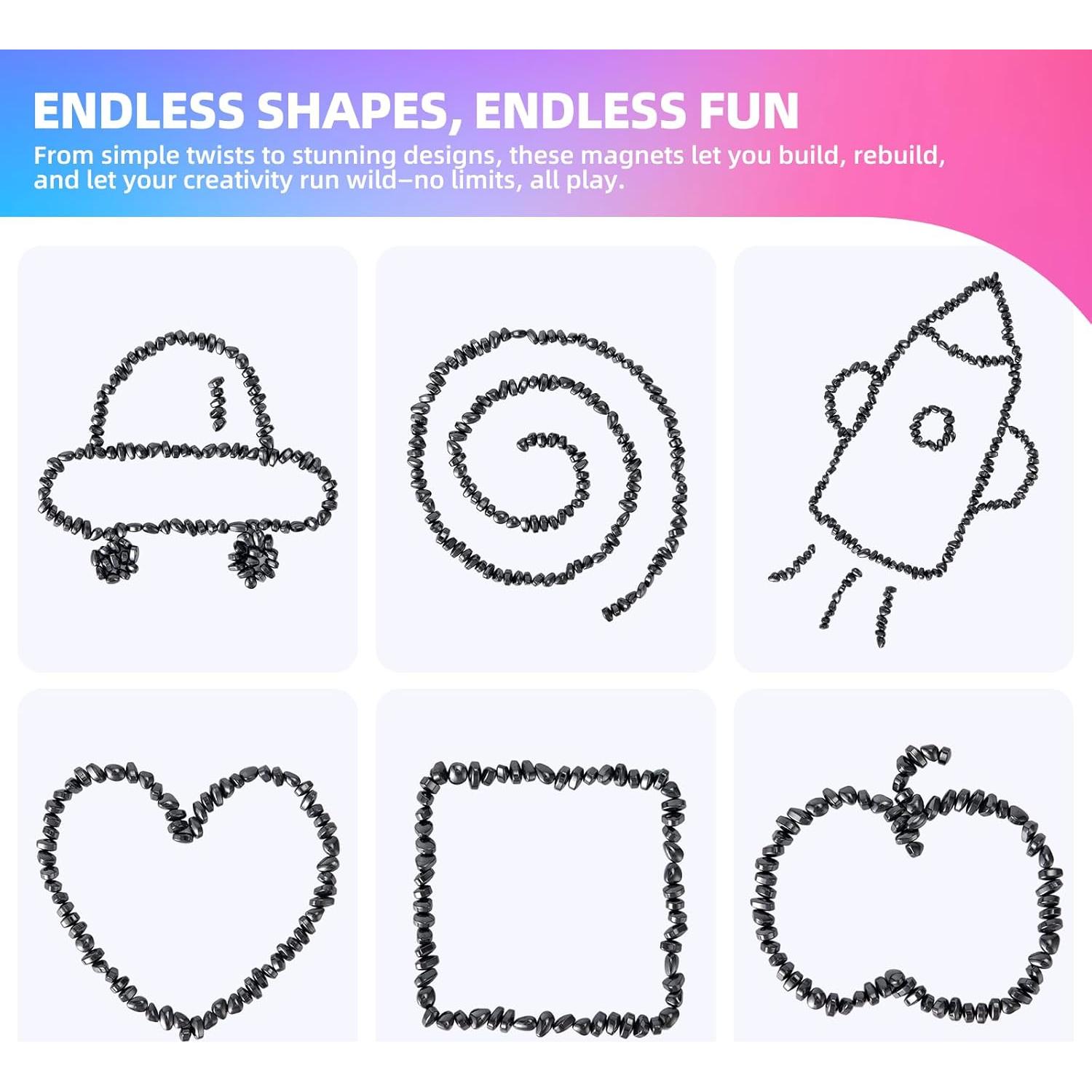 Bolas Magnéticas Antiestrés Aukit 550 Piezas para Adultos