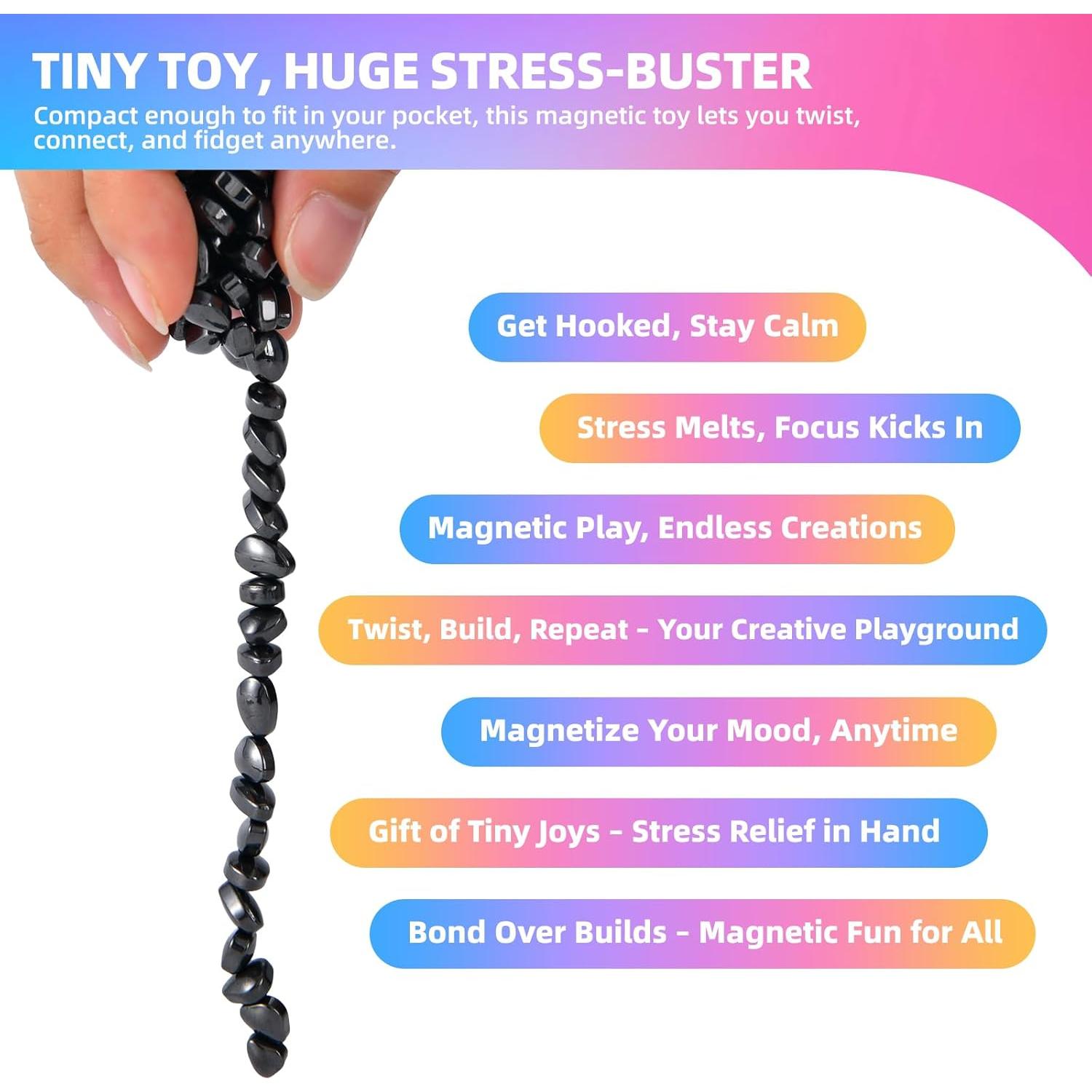 Bolas Magnéticas Antiestrés Aukit 550 Piezas para Adultos