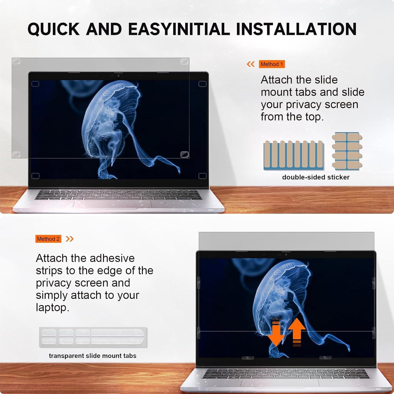 Filtro de Pantalla de Privacidad 14" Mamol Antirreflejo 2 Pack