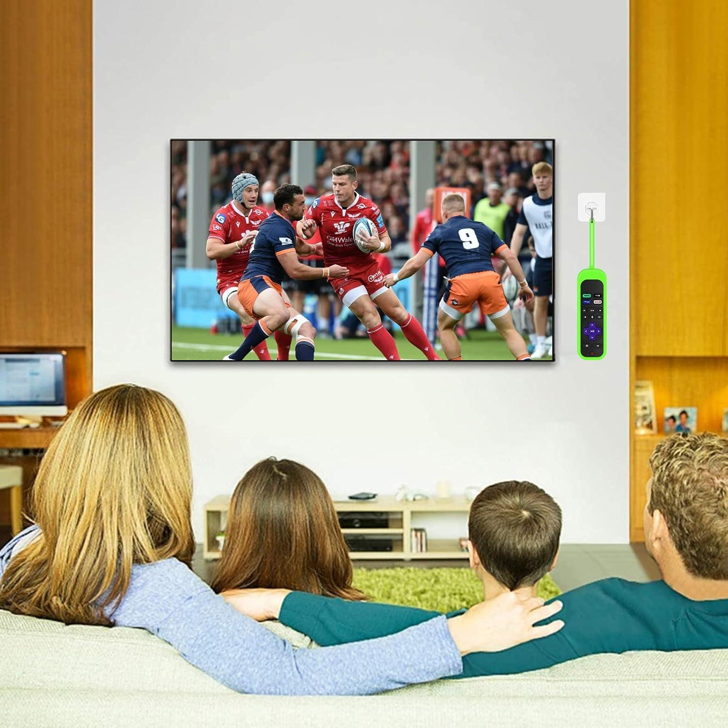 Funda de Control Remoto Climberer para Roku - 3 Pack Brilla en la Oscuridad