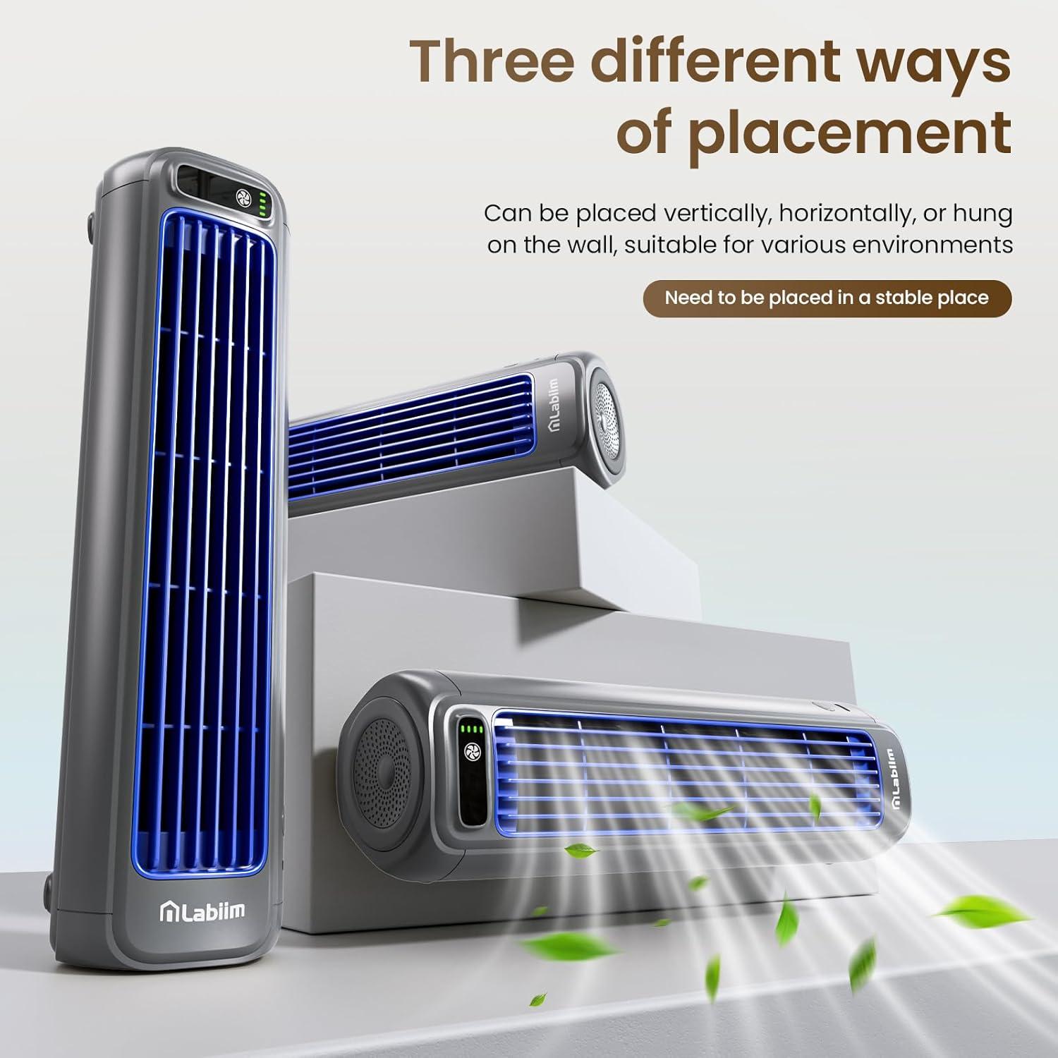 Ventilador de Escritorio Labiim LA-06 Recargable 5000mAh 12"