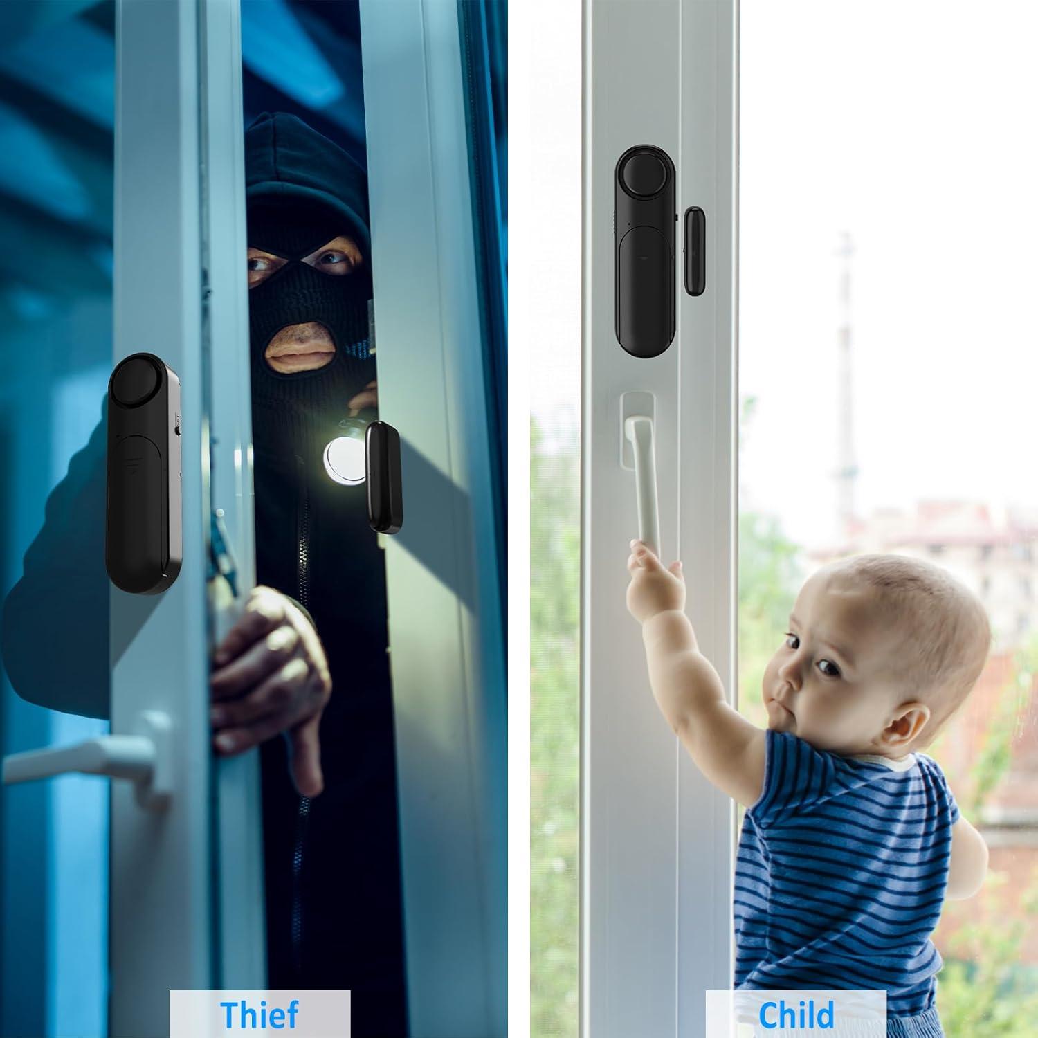 Alarma de Puerta y Ventana METAK con Control Remoto - 120dB