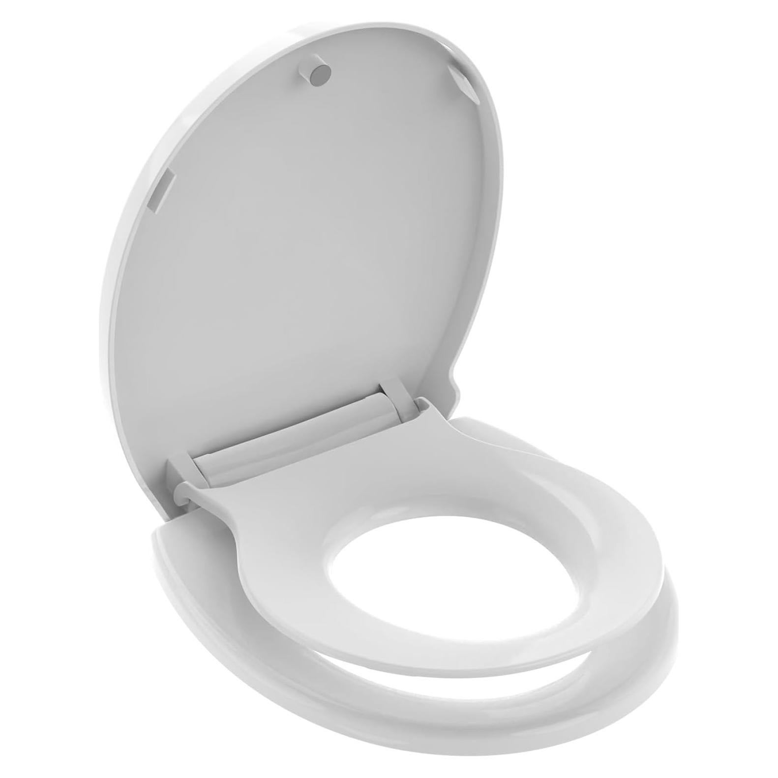 Asiento de Inodoro Redondo Huttdmel con Asiento para Niños 41.91 cm