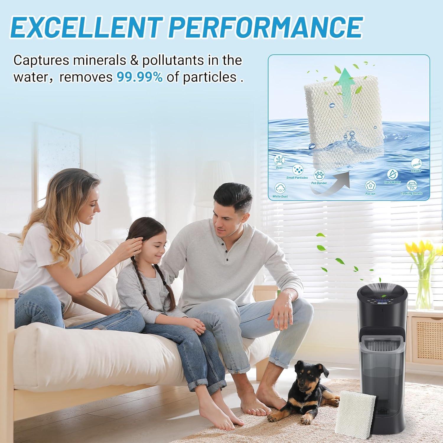 Filtros de Humidificador Lemige HFT600T 4 Pack Compatible Honeywell