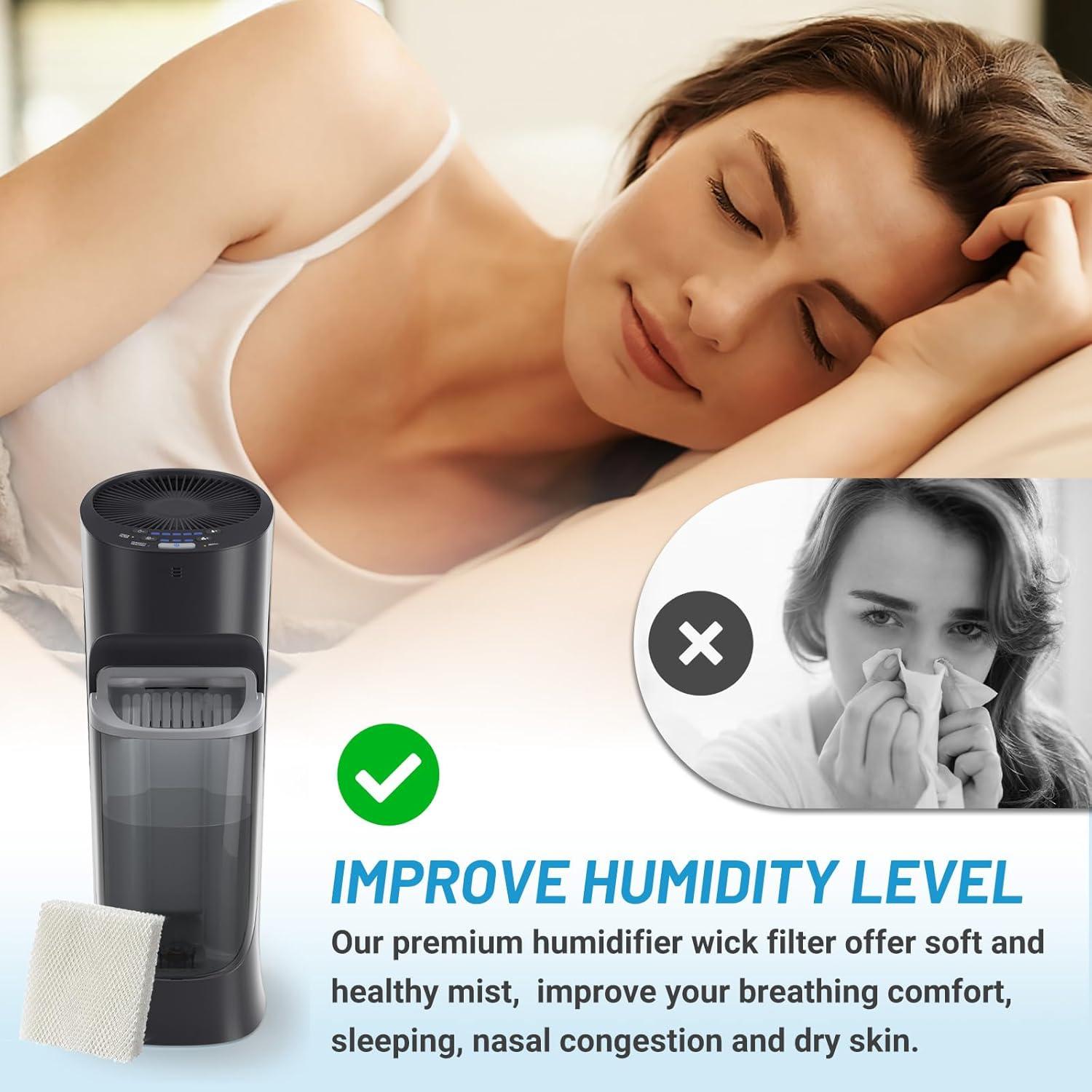 Filtros de Humidificador Lemige HFT600T 4 Pack Compatible Honeywell