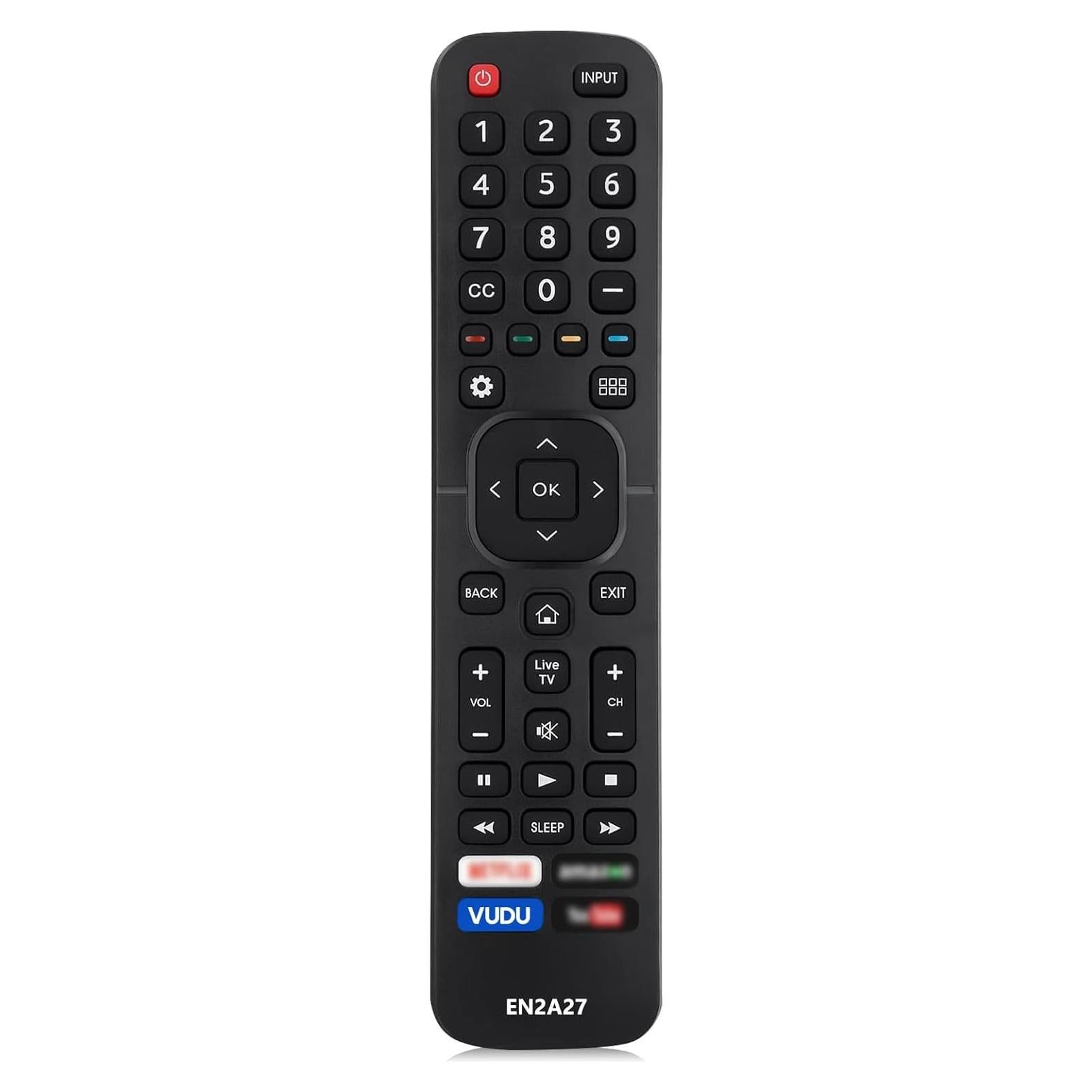 Control Remoto Universal Hisense EN2A27 para Televisores 4K UHD