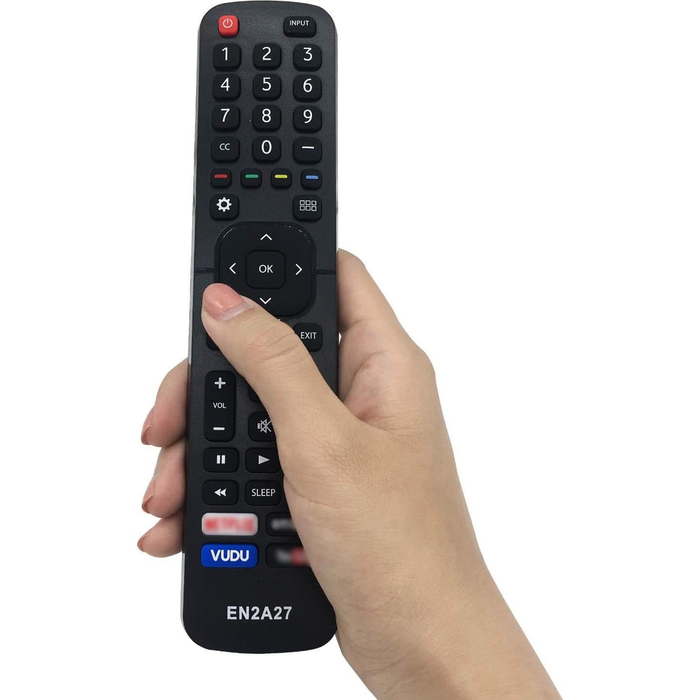 Control Remoto Universal Hisense EN2A27 para Televisores 4K UHD