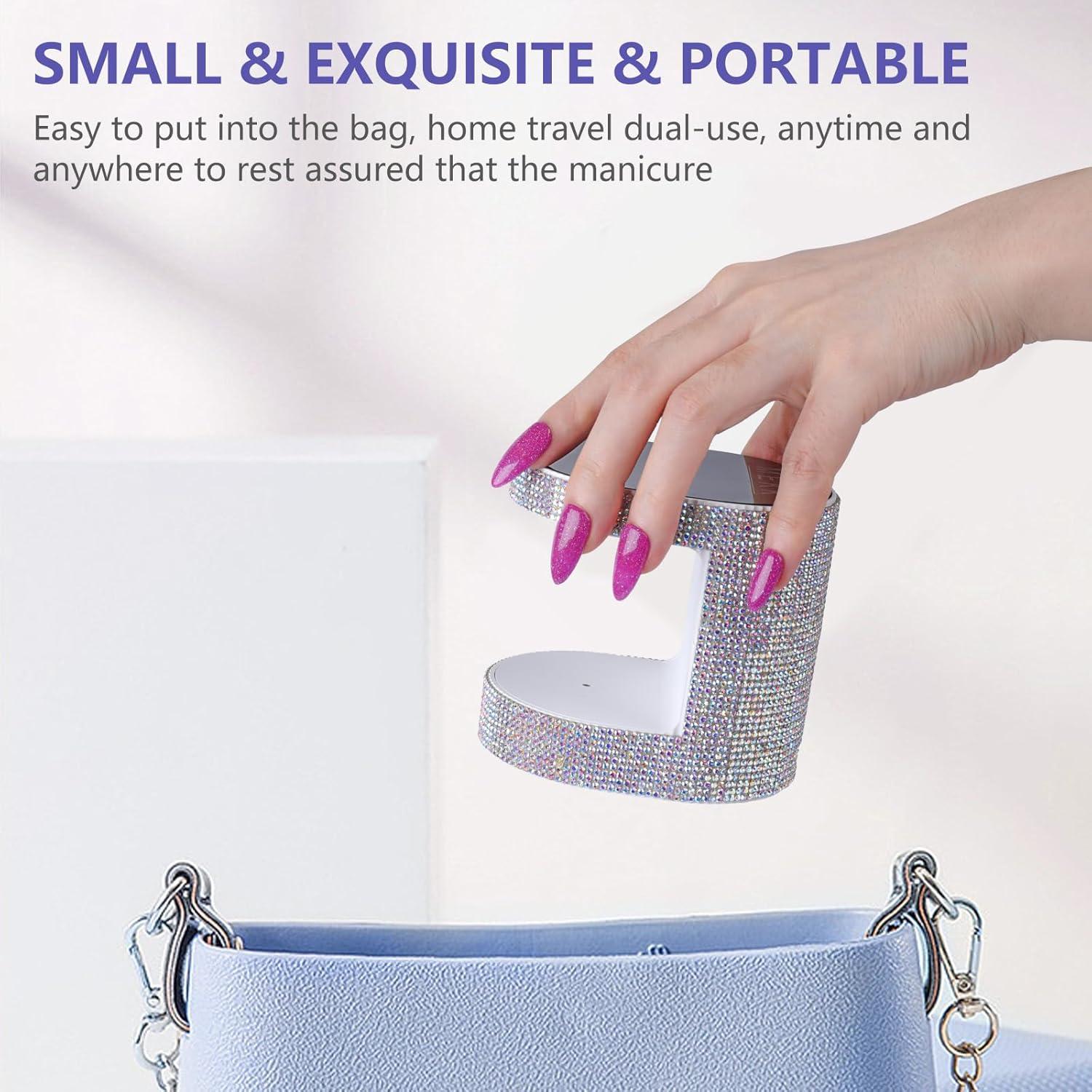 Lámpara de Uñas LED UV MEKK Mini 24W Inalámbrica Blanca