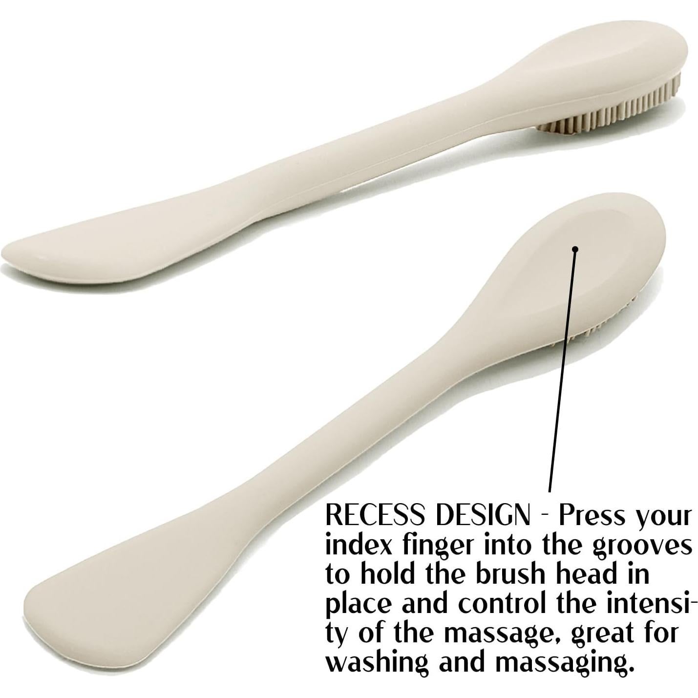 Aplicador de Mascarilla Facial Silicona RamPula 2 en 1 Negro