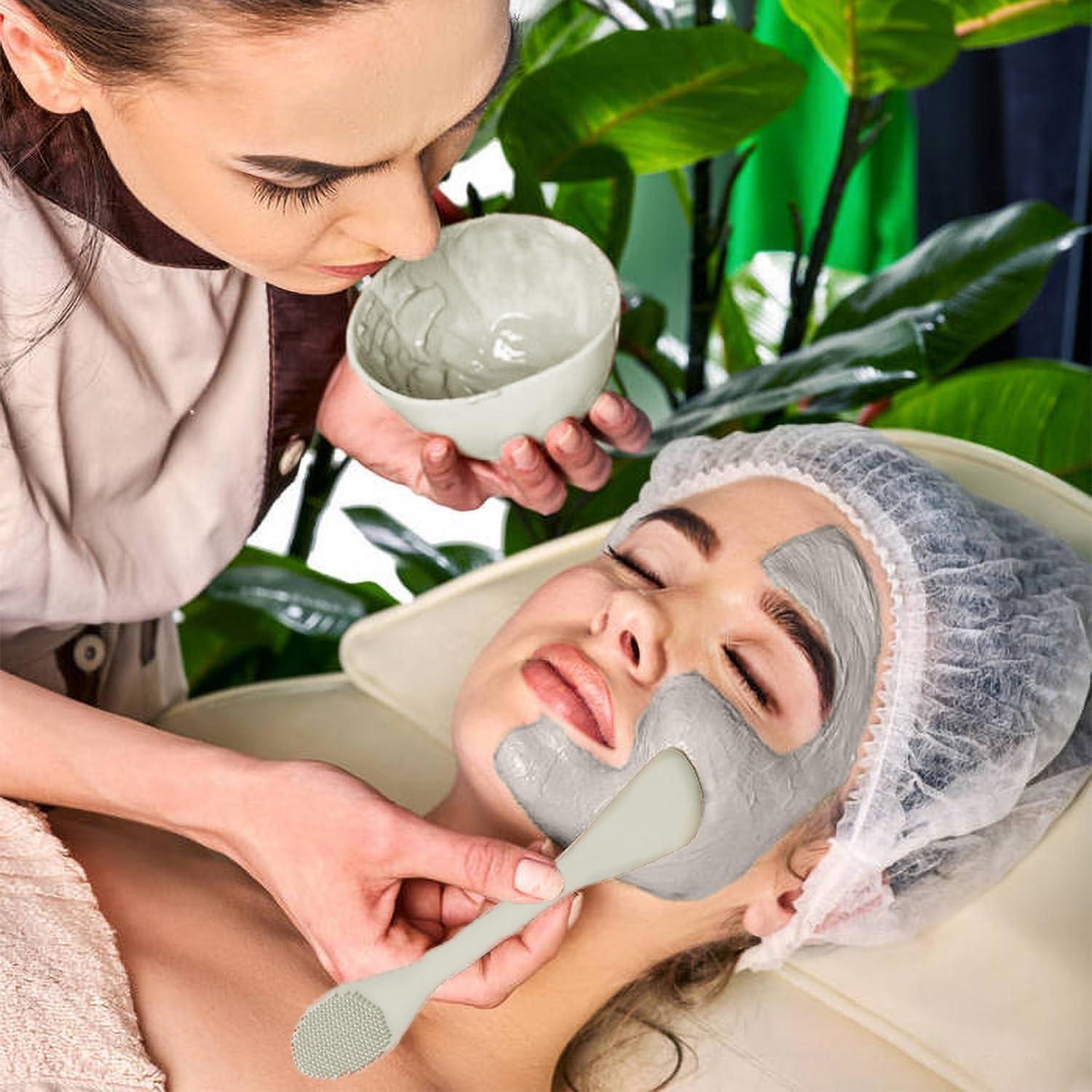 Aplicador de Mascarilla Facial Silicona RamPula 2 en 1 Negro