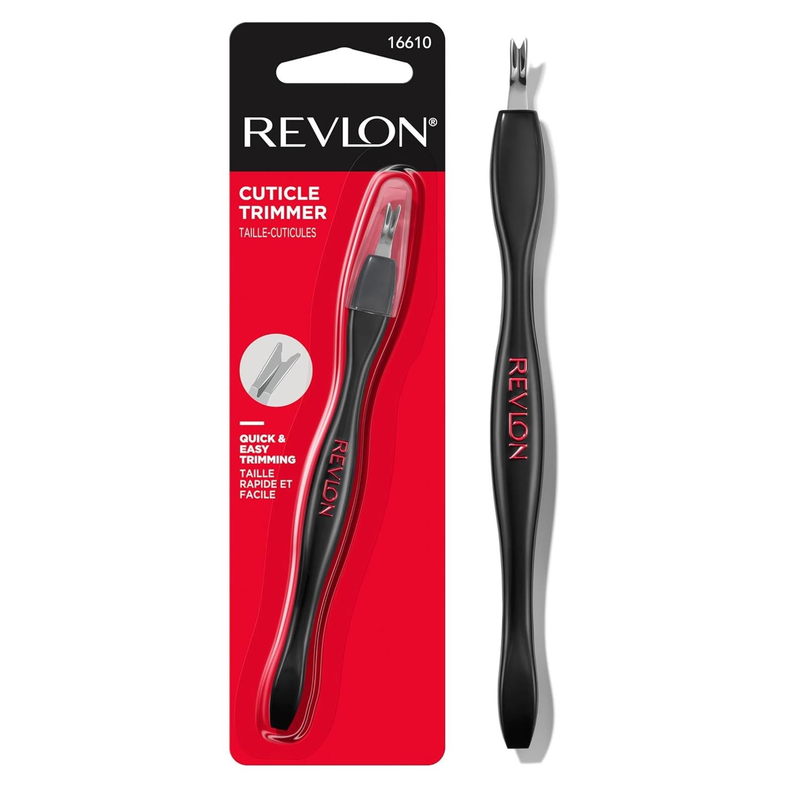 Cortador de Cutículas Revlon Punta V Acero Inoxidable 1 Unidad