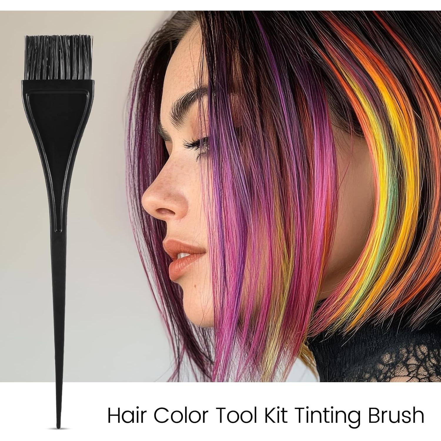 4 Brochas para Tinte de Cabello Aeaocvo, Aplicación Precisa