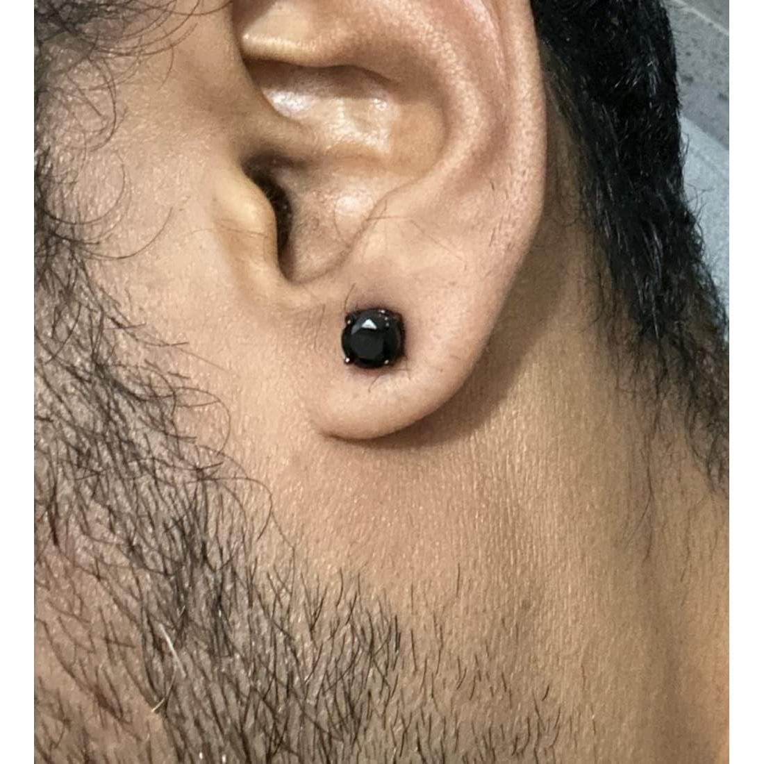 Aretes de Clip Magnéticos Longita - 6 Pares Falsos para Hombres