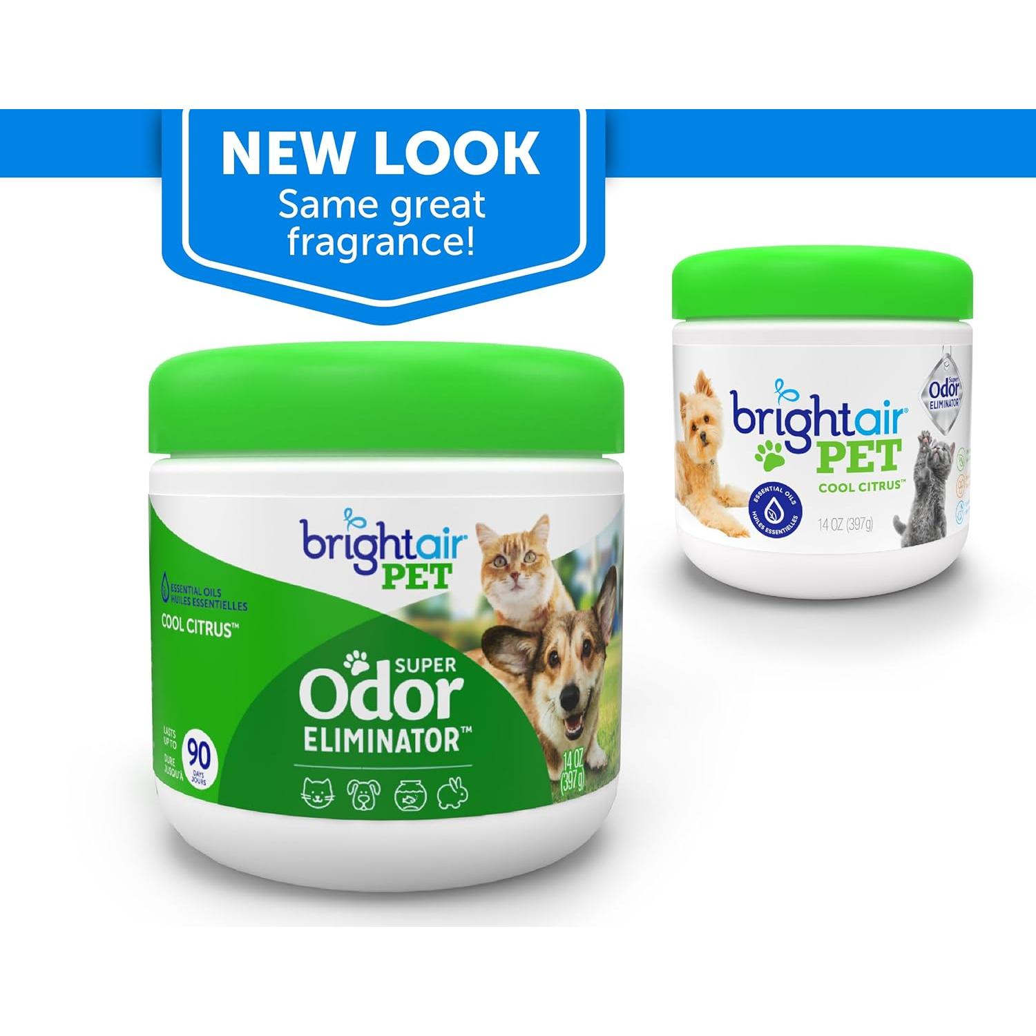 Eliminador de Olores Bright Air 14 oz Cítrico Fresco - 6 Piezas