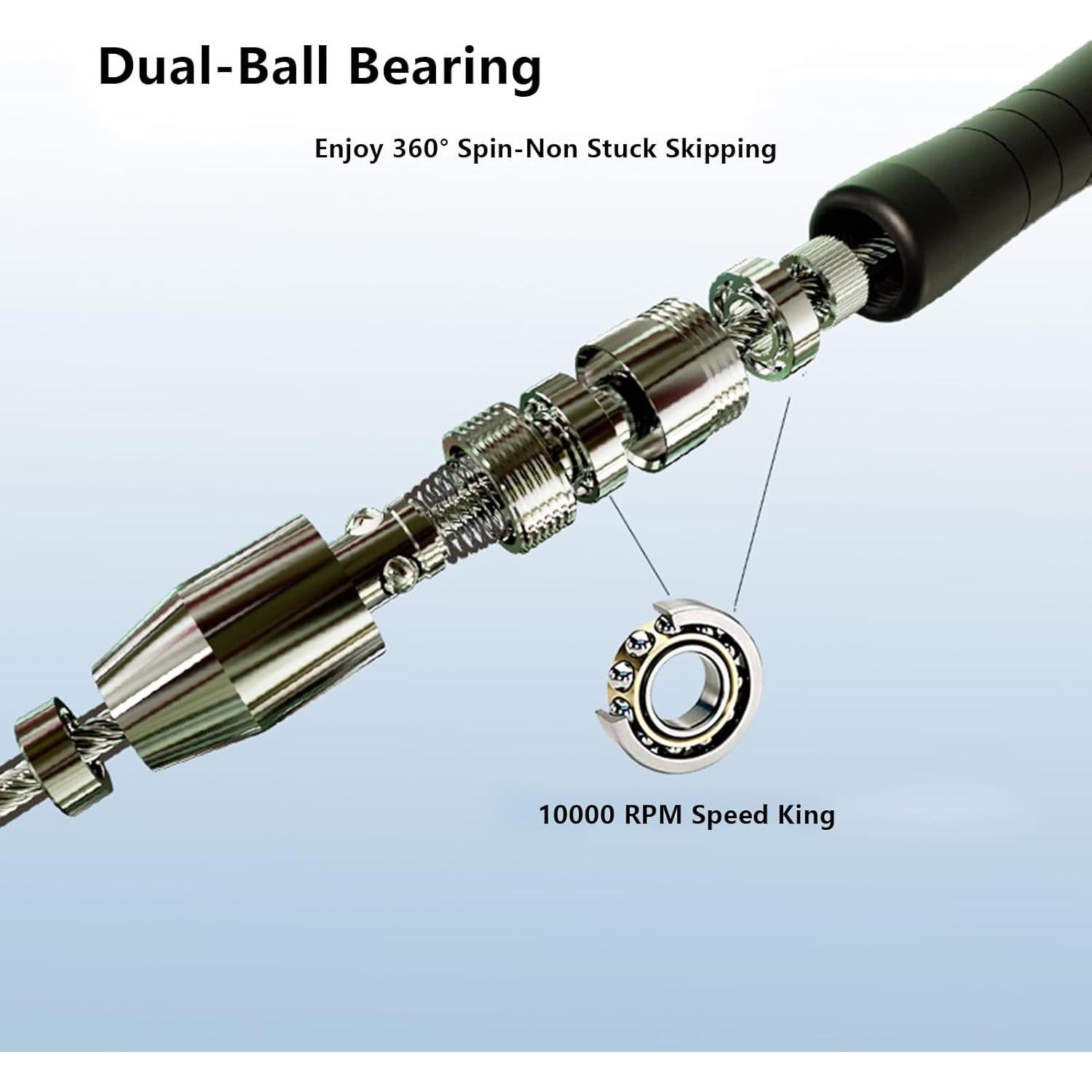 Cuerda para Saltar MOGOLD T08 Ajustable Autolock 3m