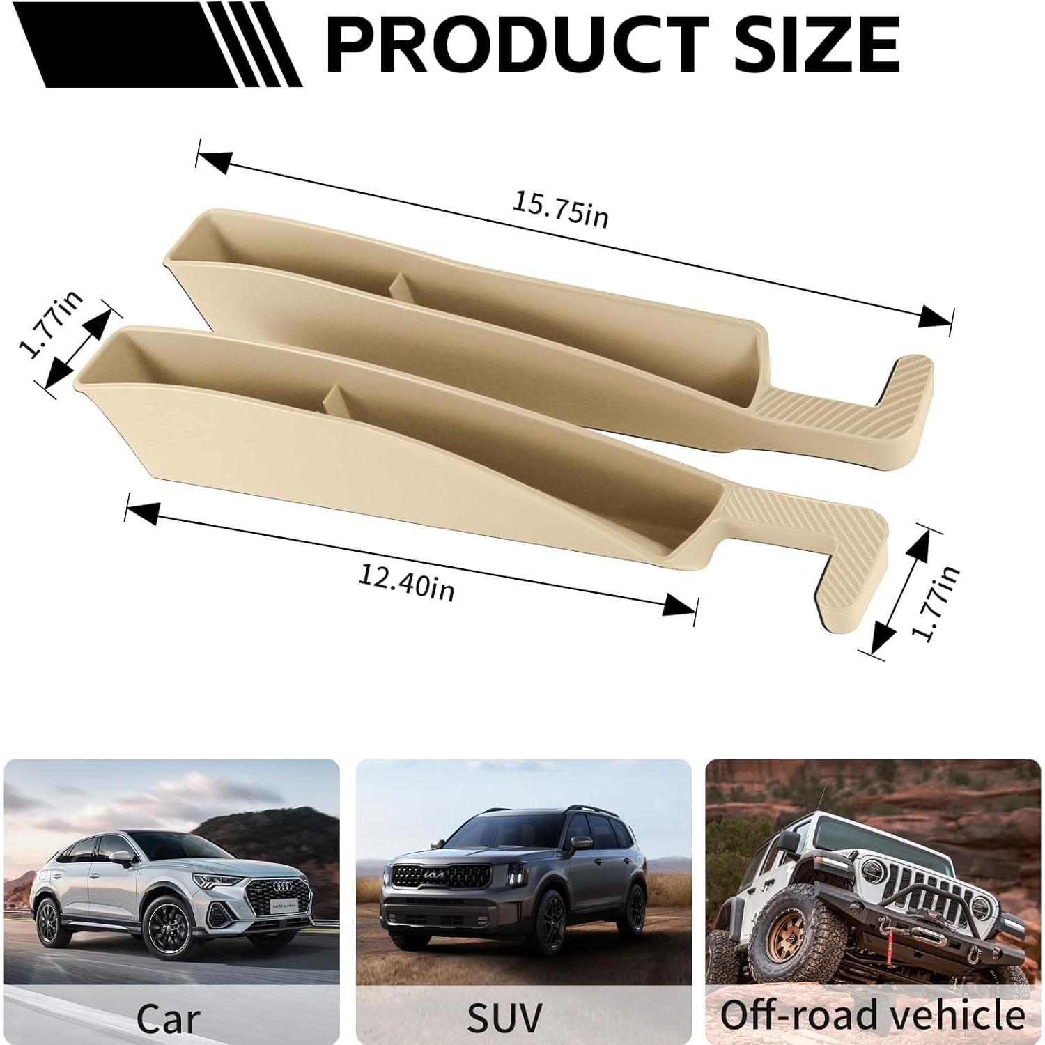 Organizador de Relleno Espacio Asientos Hbxdeco 2PCS Beige