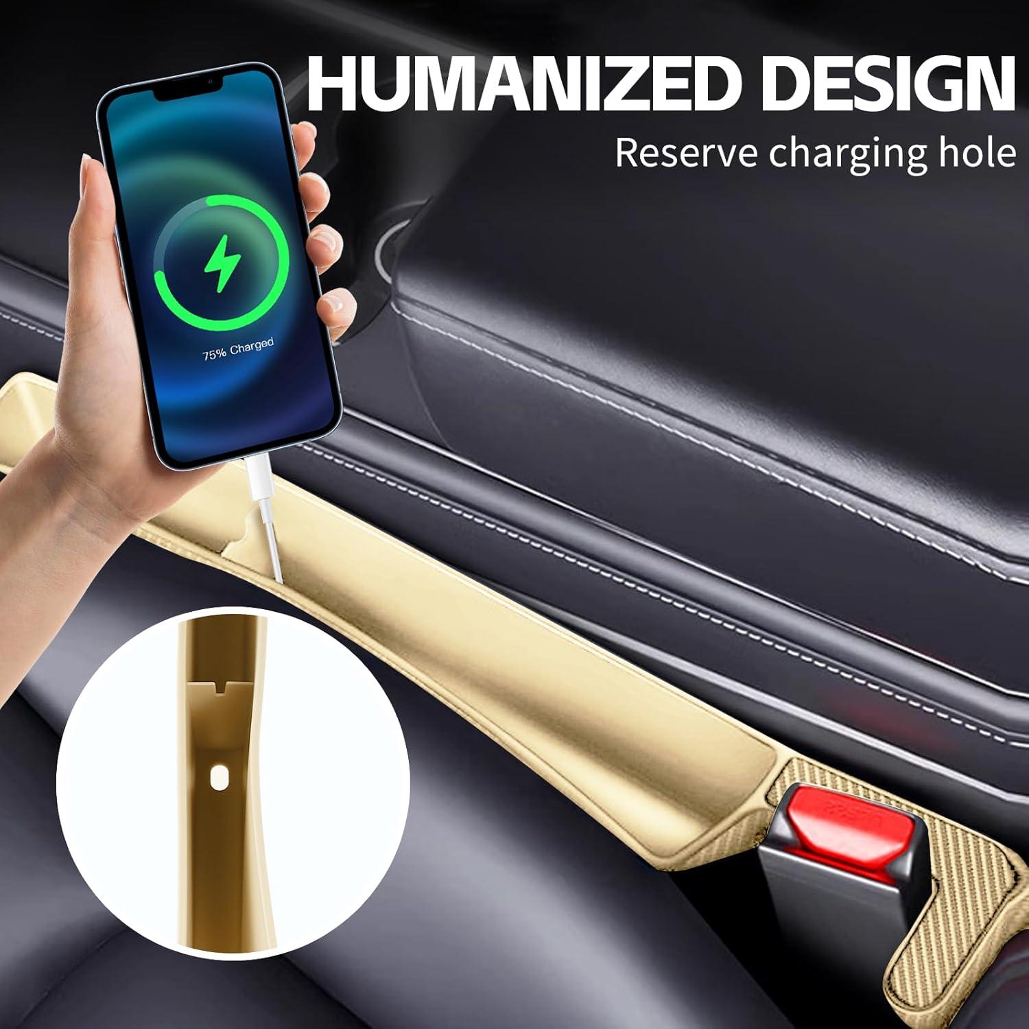 Organizador de Relleno Espacio Asientos Hbxdeco 2PCS Beige