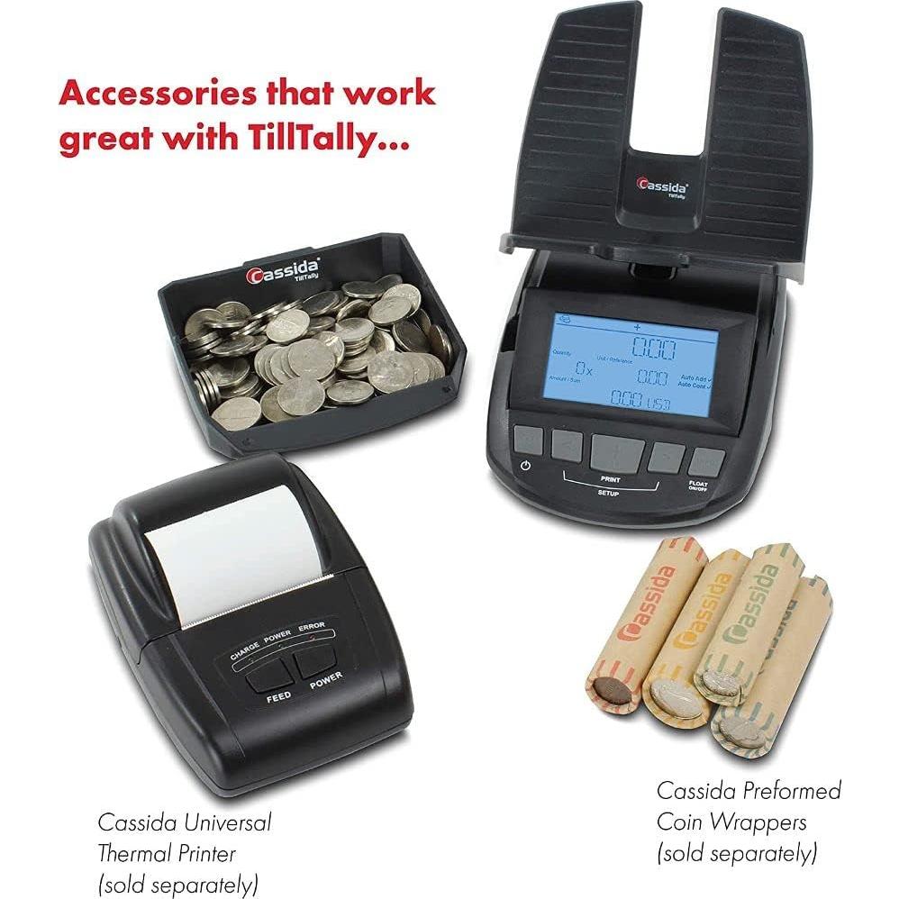 Balanza de conteo de dinero Cassida Till Tally, 0.45 kg