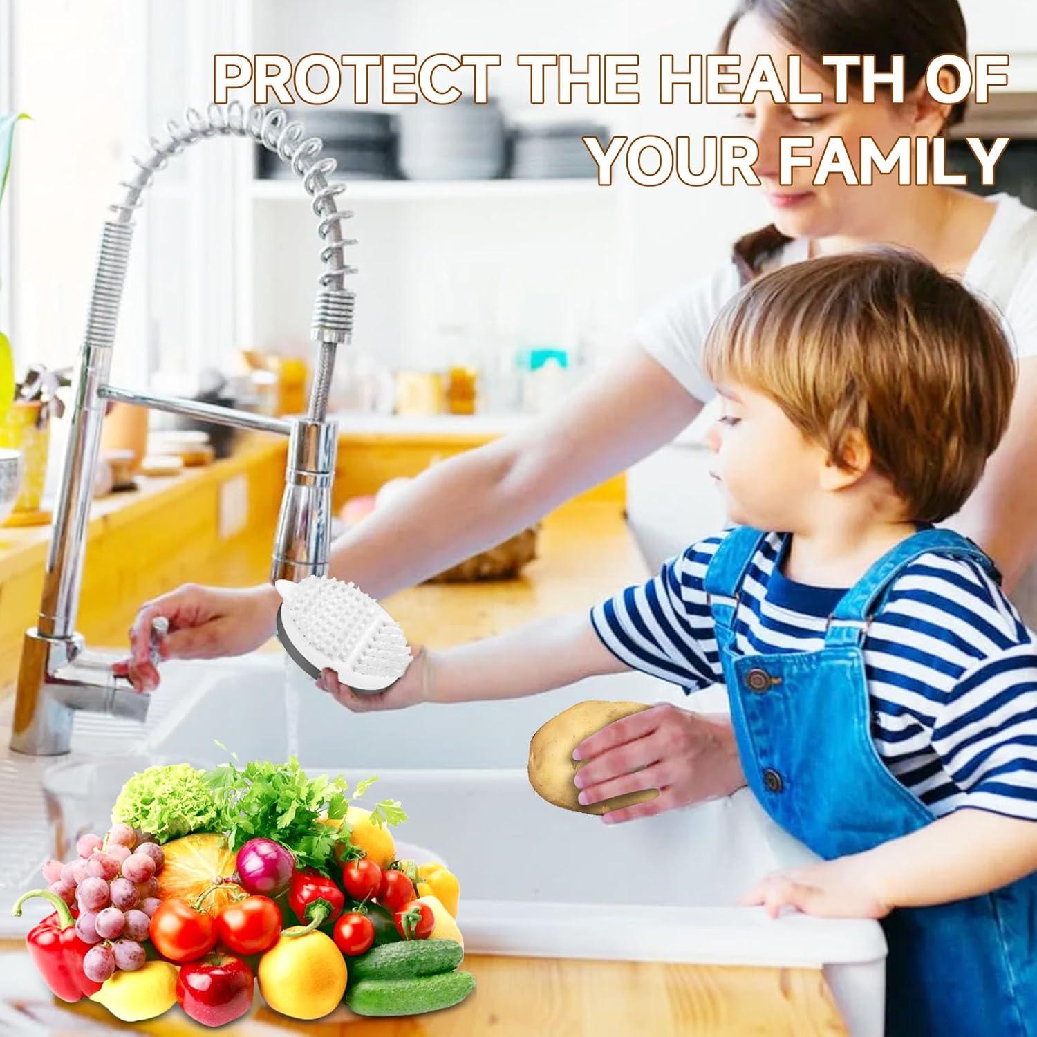 Paquete de 2 Cepillos de Verduras Kearning Antideslizantes