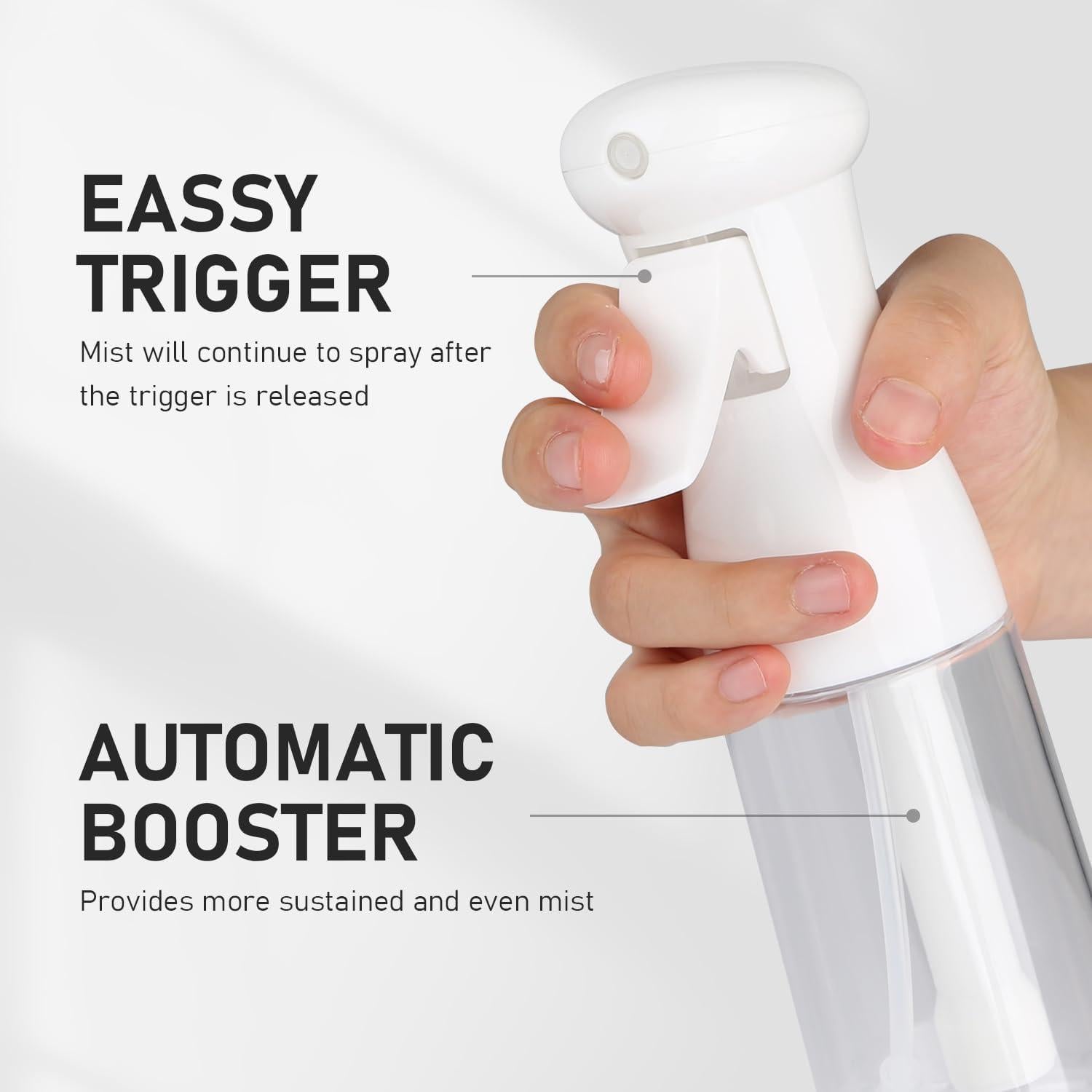 Botella de Spray Bealee 198.4 ml - Rocío Continuo Ultra Fino