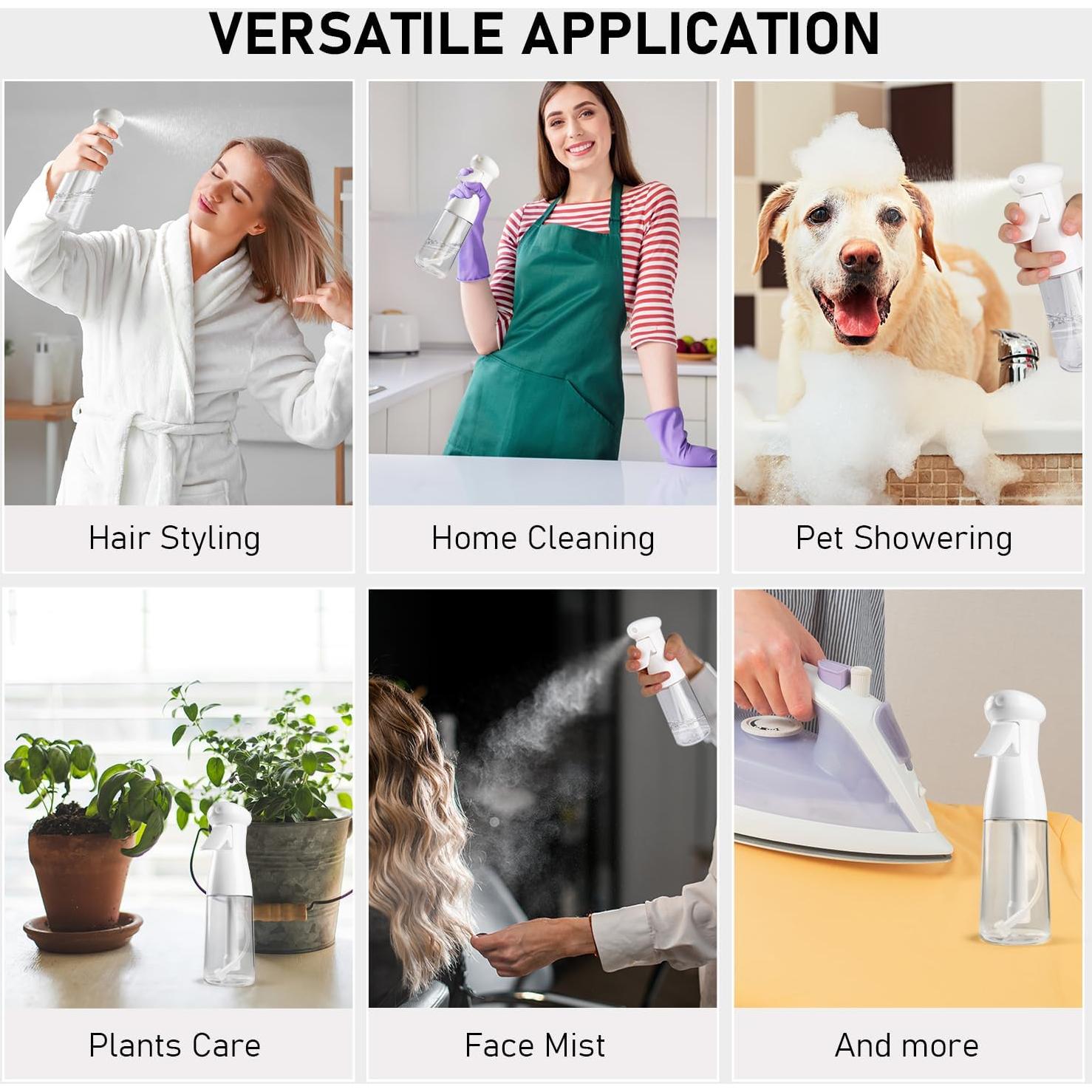 Botella de Spray Bealee 198.4 ml - Rocío Continuo Ultra Fino