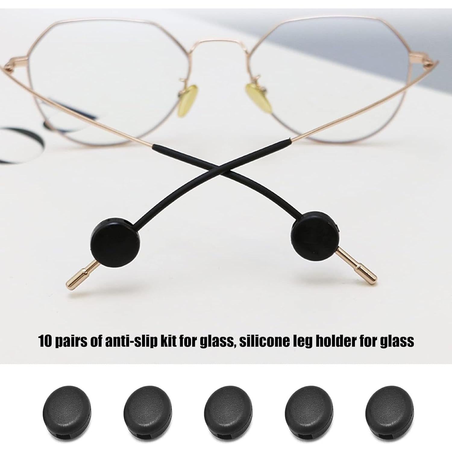 Agarres de Templo de Gafas de Silicona KECHIO Mini Antideslizante