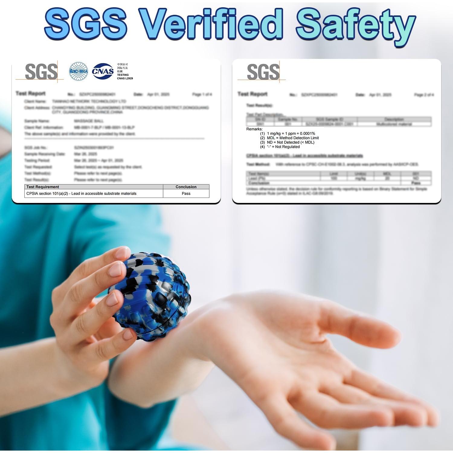 Bola de Masaje Miofascial Coniflor 7.1 cm Alivio Muscular