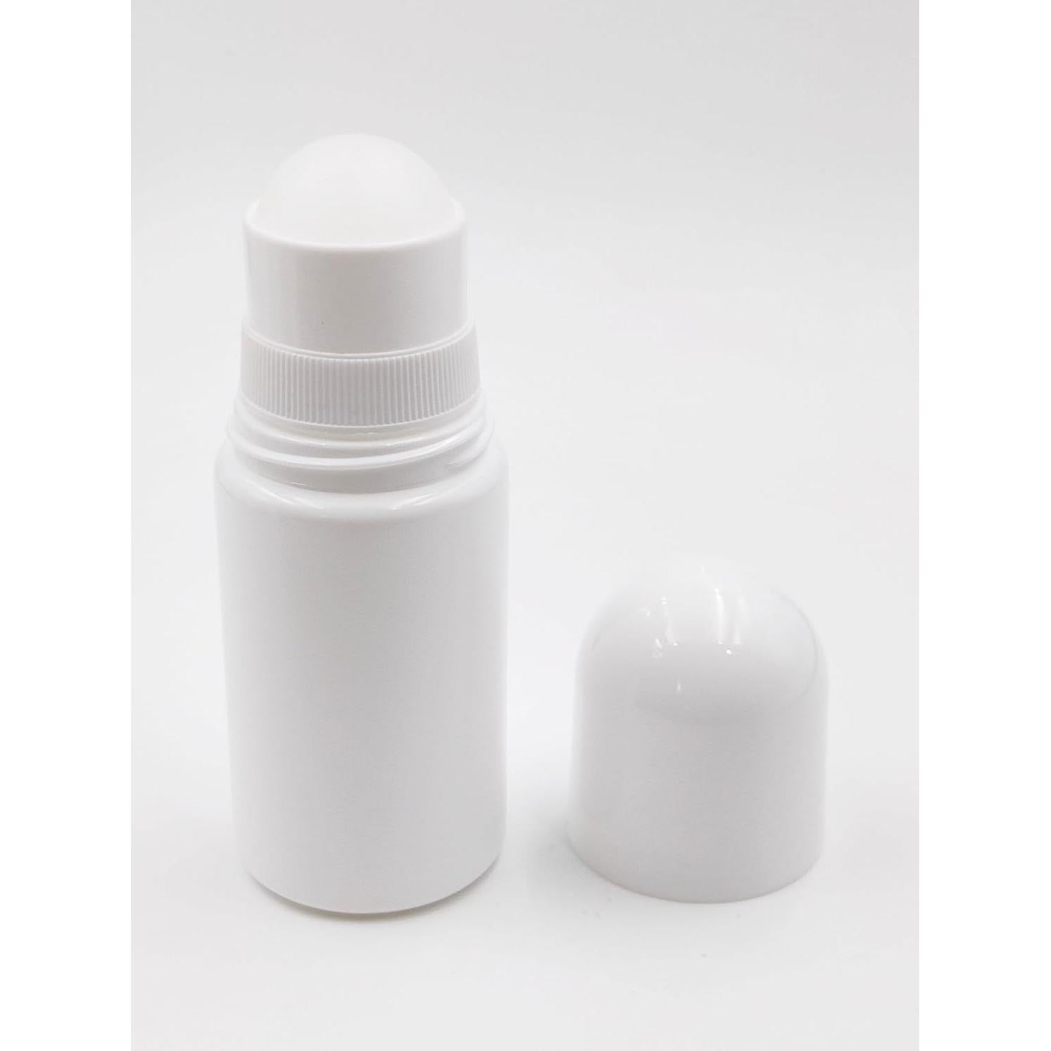 4 Botellas Roll-on Reutilizables 50mL YYNGJCK Blancas