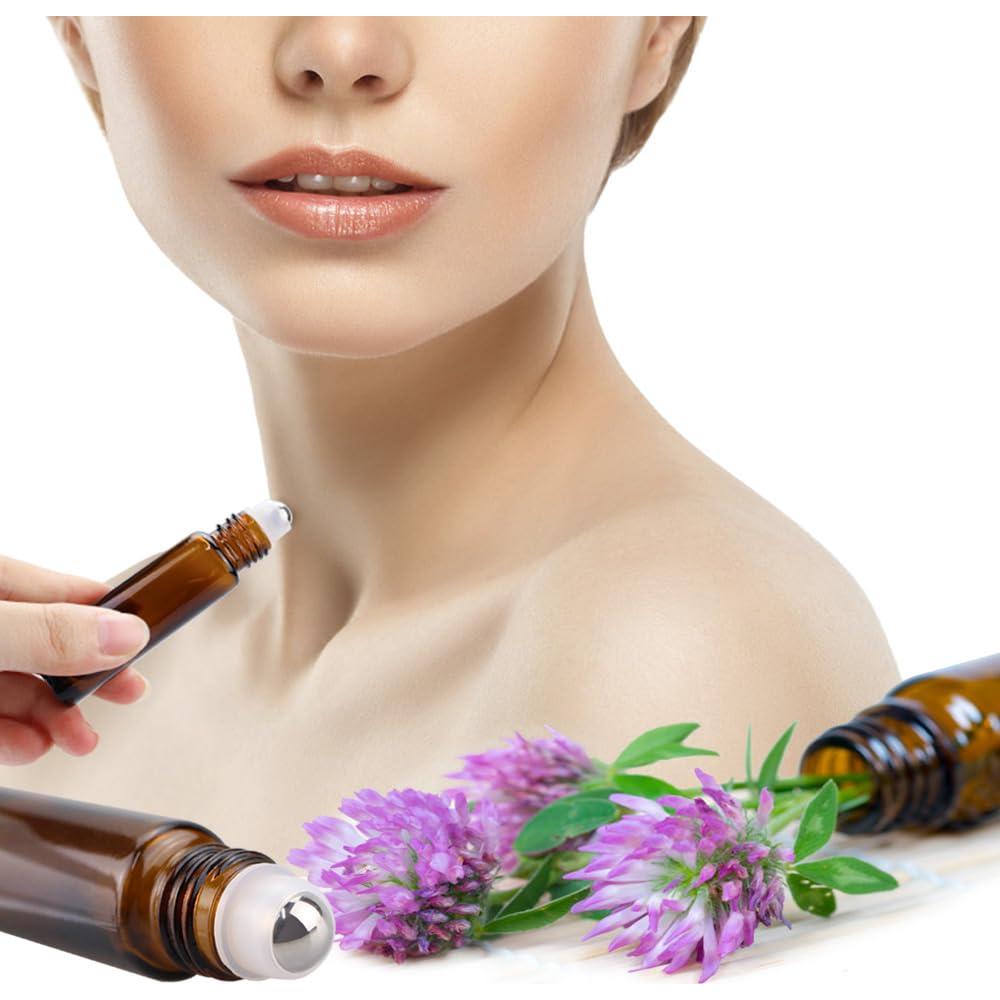 Kit de Botellas de Spray de Vidrio Ámbar x10 y Roller 9x10ml