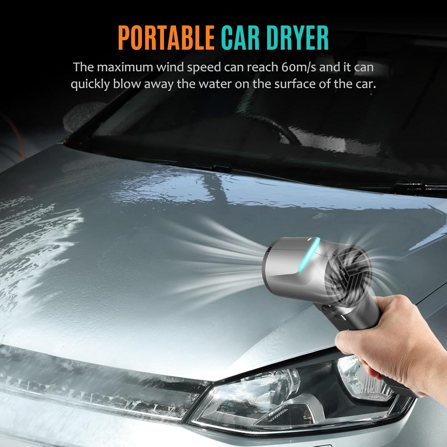 Secador Turbo Yomile AD009 750W Portátil 1.47kg con Luz LED