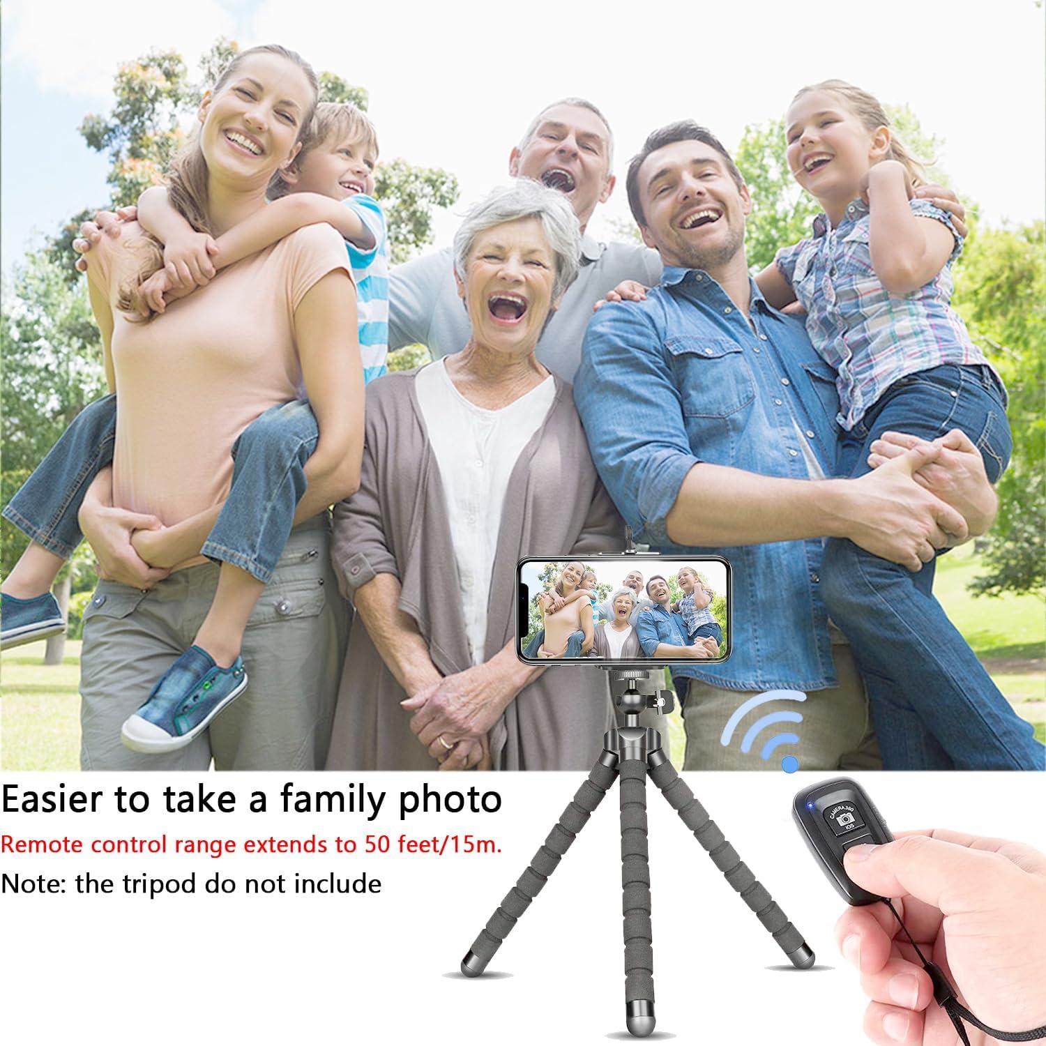 Control Remoto Inalámbrico para Cámara de Teléfono EszkozTA - 2 Paquete