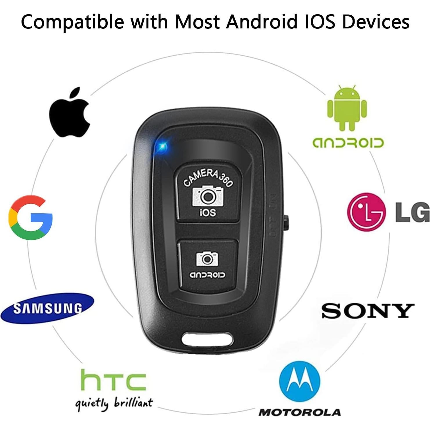 Control Remoto Inalámbrico para Cámara de Teléfono EszkozTA - 2 Paquete