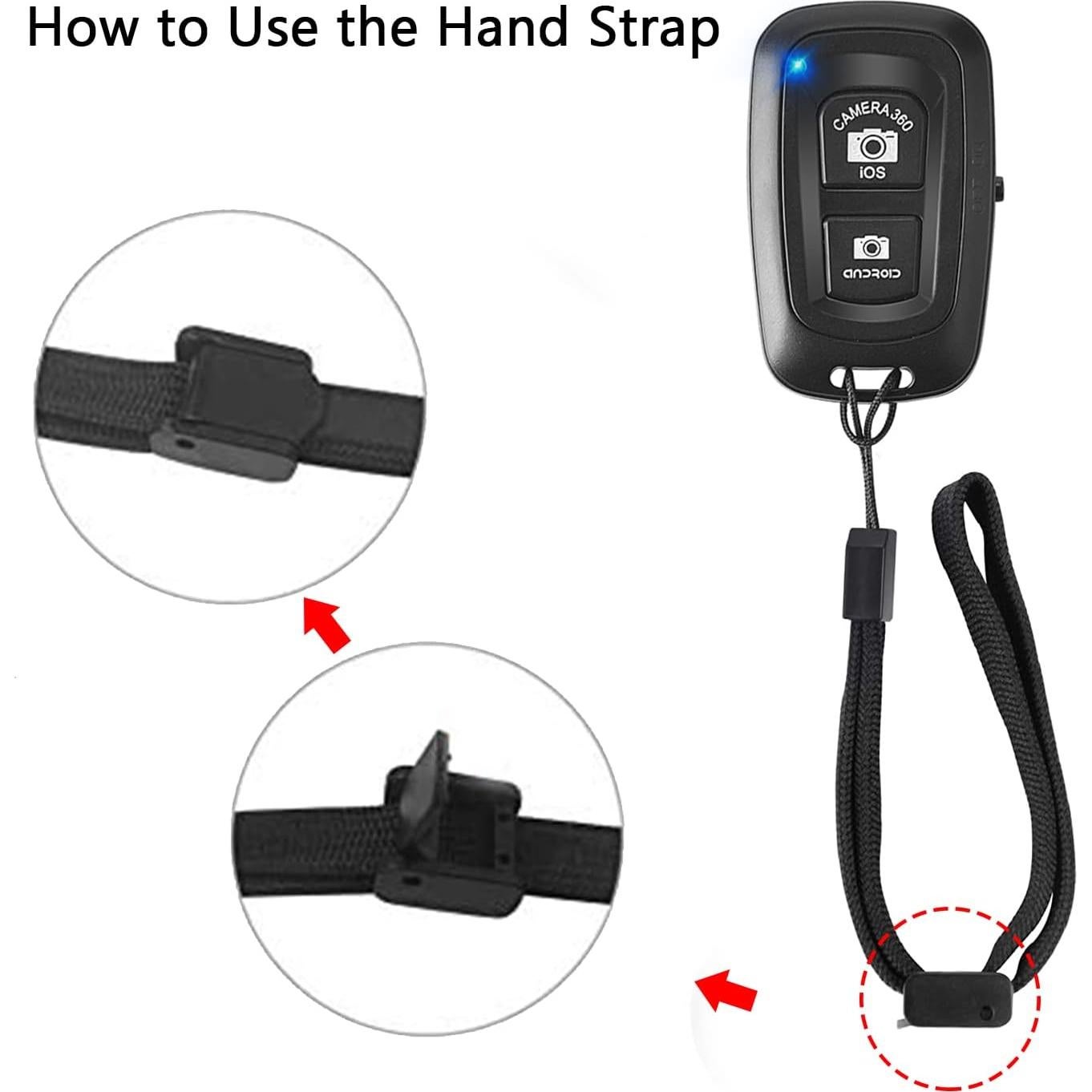 Control Remoto Inalámbrico para Cámara de Teléfono EszkozTA - 2 Paquete