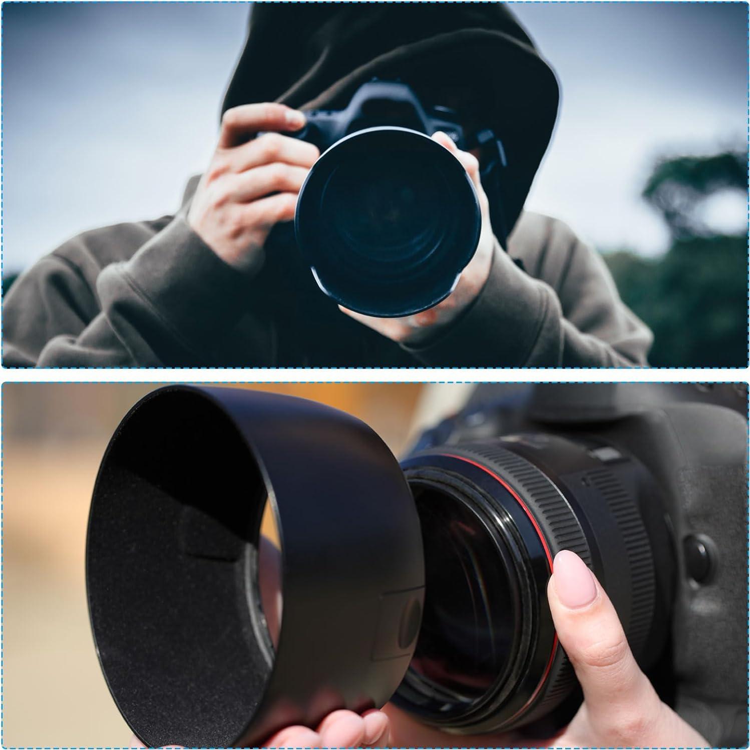 Tapa de Lente PATIKIL 25mm - Paquete de 2 con Paño Microfibra