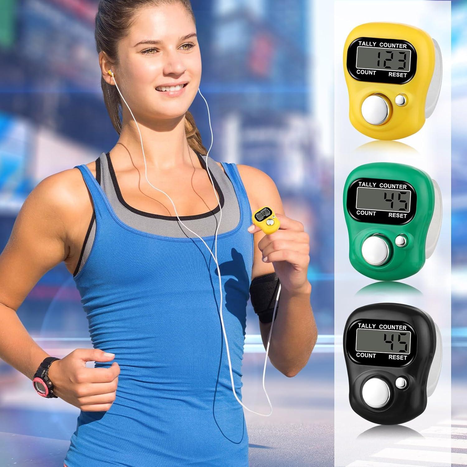 Contador de Dedo Electrónico ALDMIO - 15 Colores, Pantalla Digital