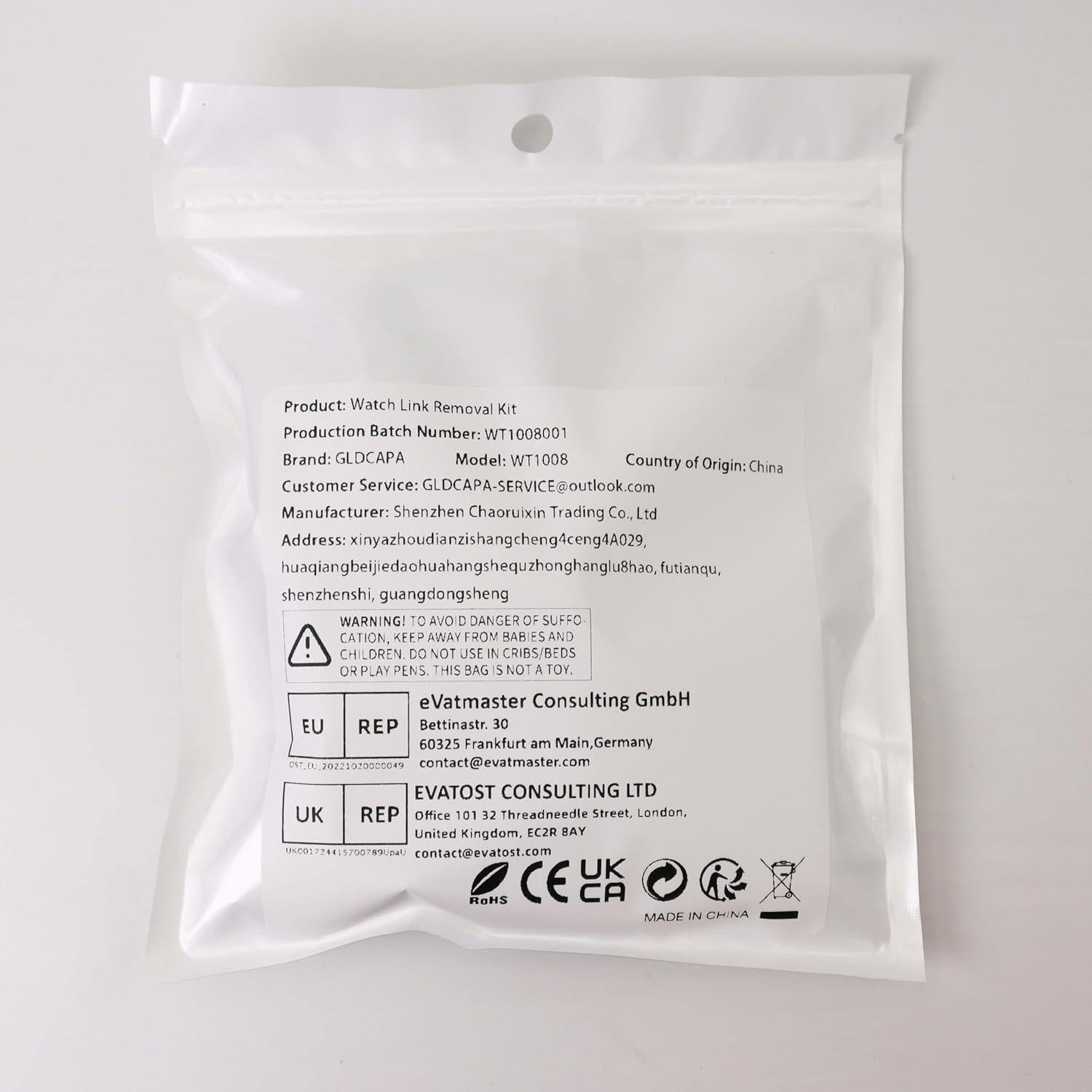 Kit de Herramientas para Reloj GLDCAPA - Eliminación de Eslabones y Ajuste